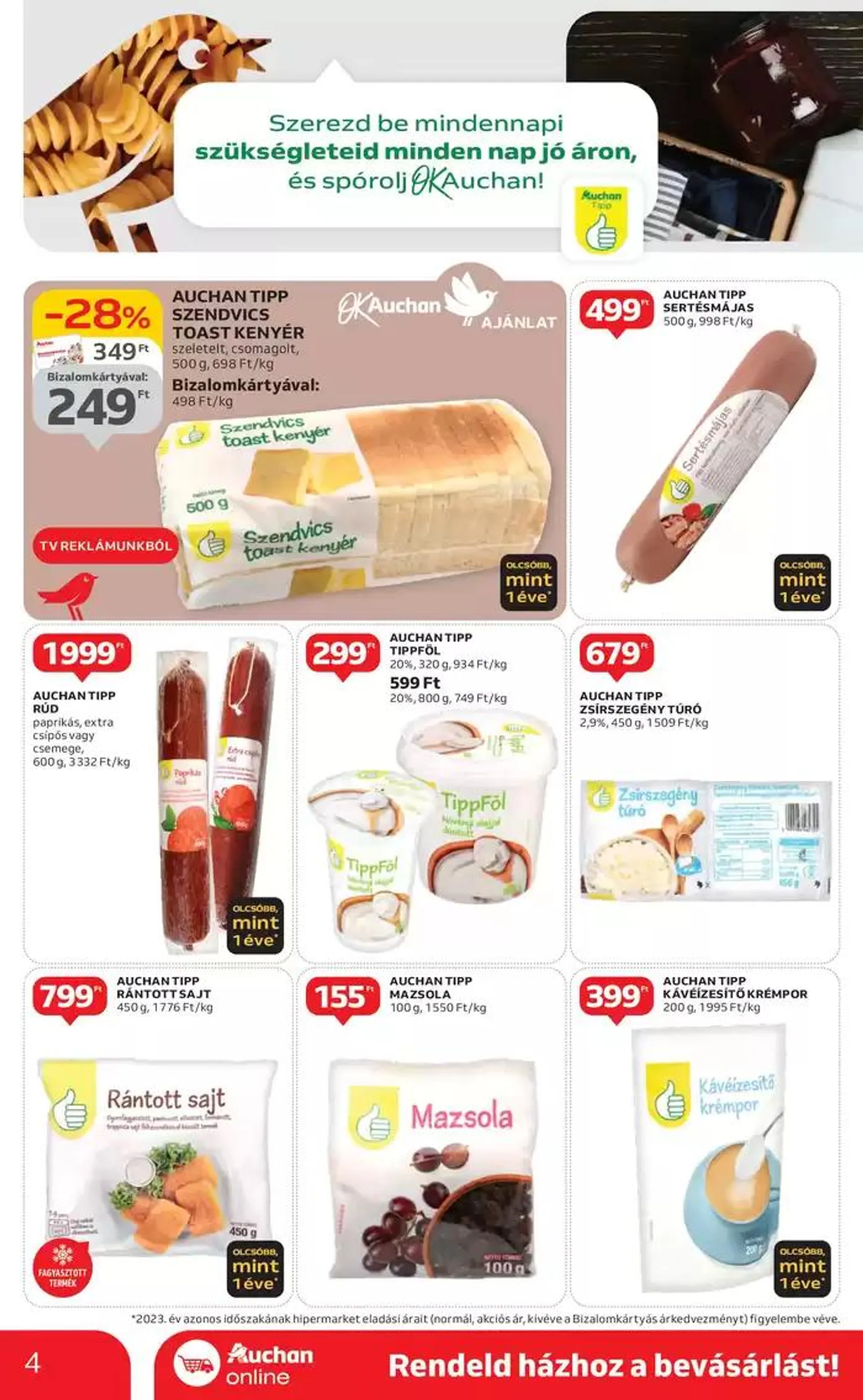 Katalógus Catalog Auchan szeptember 23.-tól október 2.-ig 2024. - Oldal 4