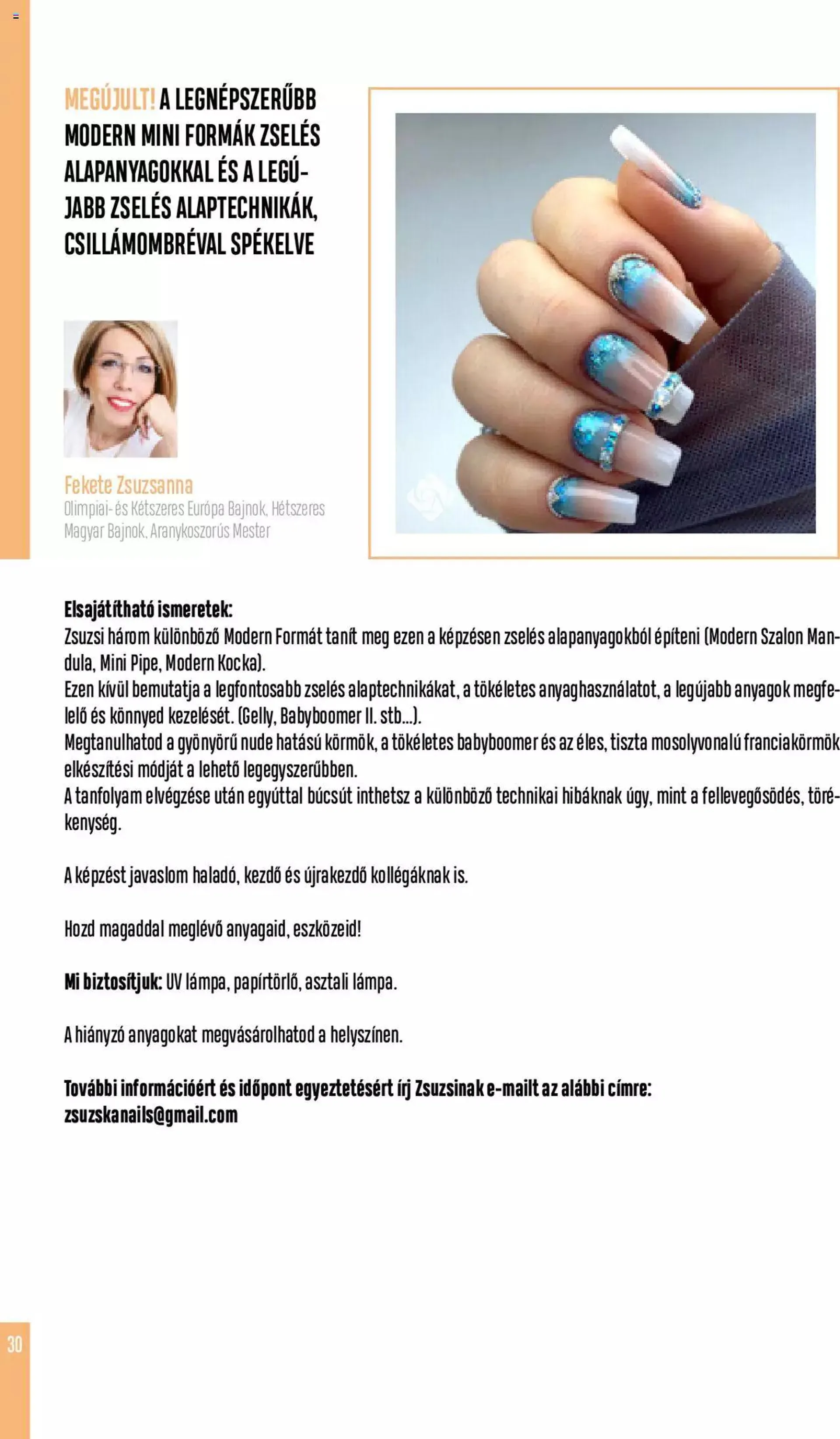 Katalógus Crystal Nails - Tavasz oktatási kézikönyv március 6.-tól december 31.-ig 2023. - Oldal 30