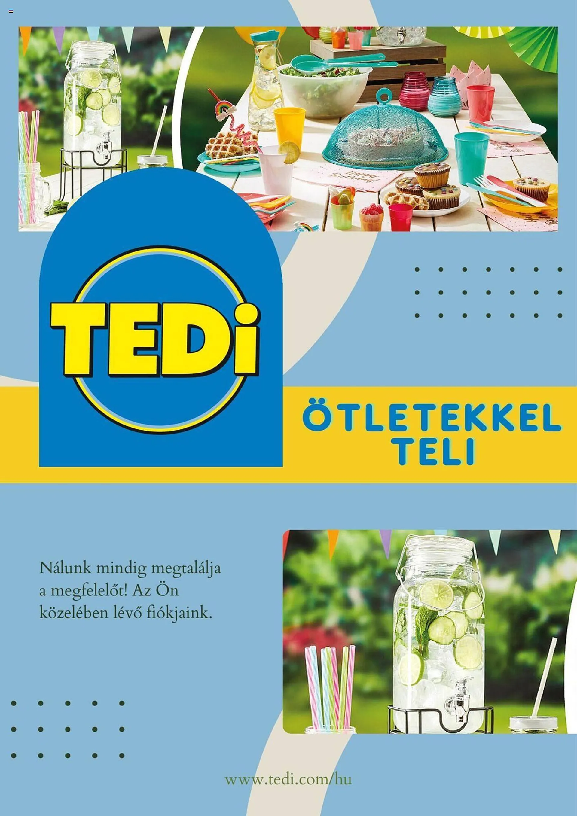 Tedi akciós újság - 1