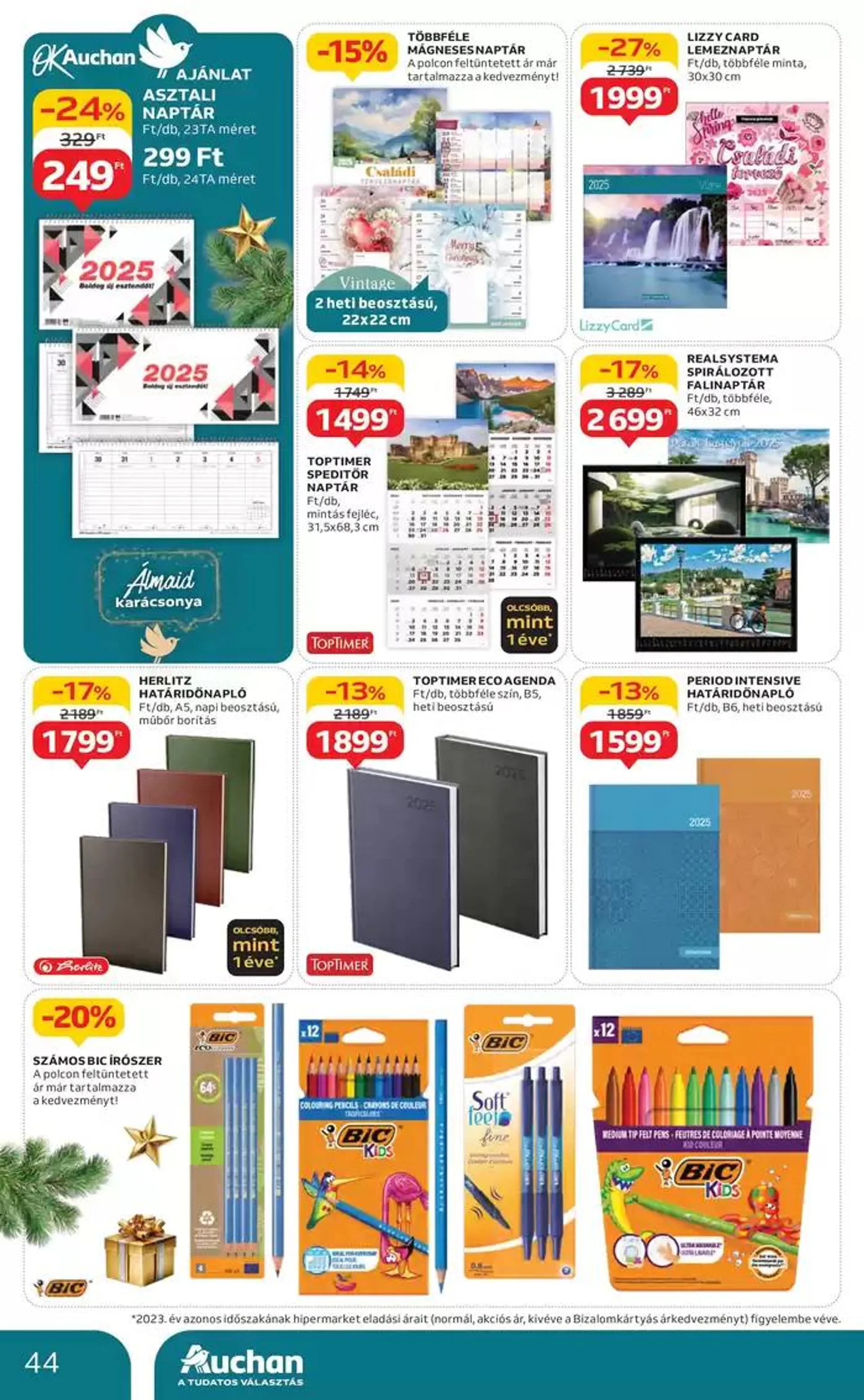 Katalógus Catalog Auchan december 16.-tól december 24.-ig 2024. - Oldal 44