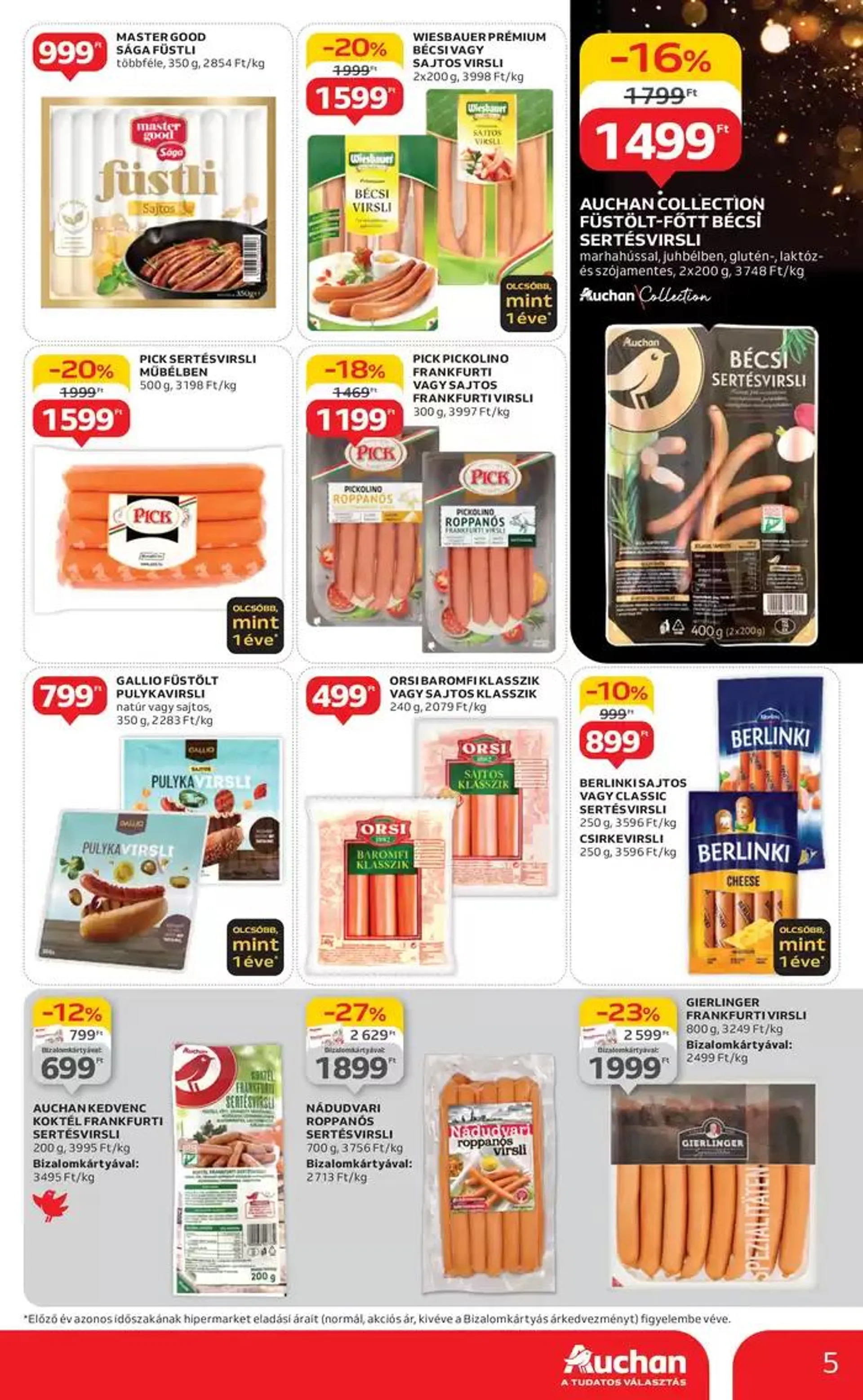 Katalógus Catalog Auchan december 23.-tól december 31.-ig 2024. - Oldal 5