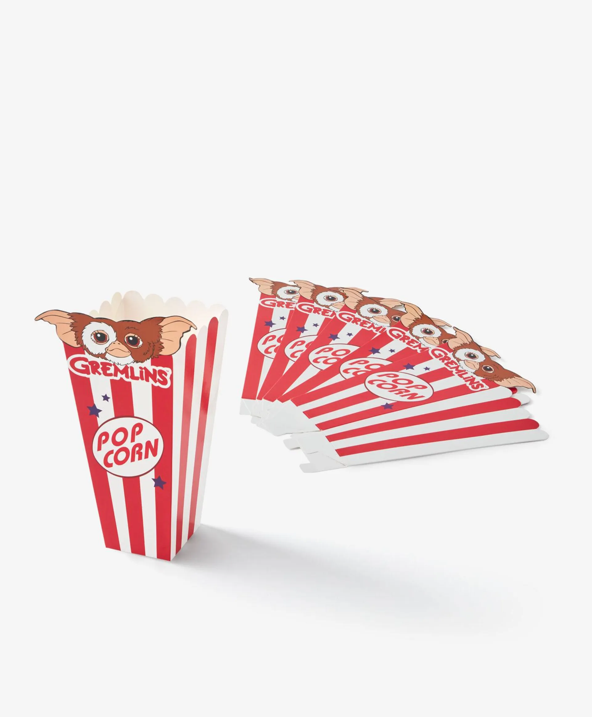 6 darabos popcorn doboz szett