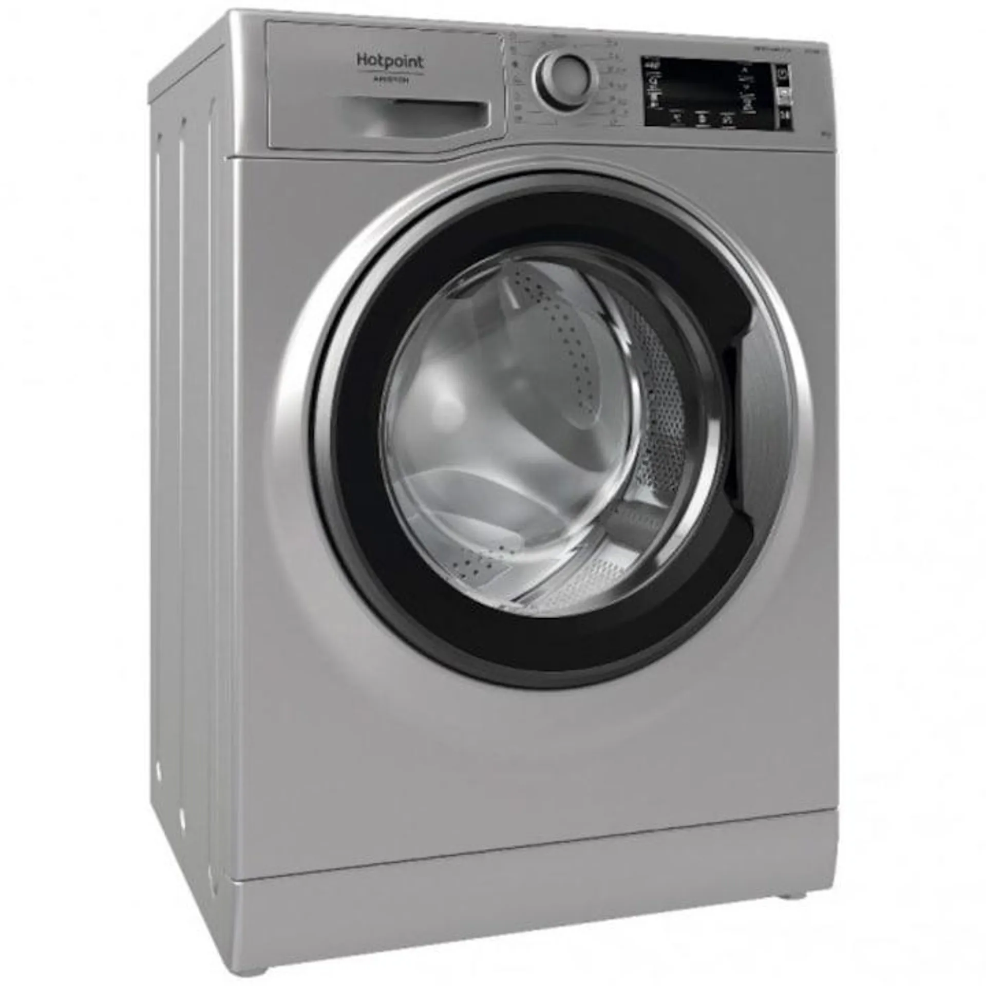 Hotpoint ActiveCare NLCD 948 BS A EU, mosógép, 9 kg, 1400 RPM, Hideg vizes mosás, Gyerekzár, Előmosás, A energiaosztály, Ezüst