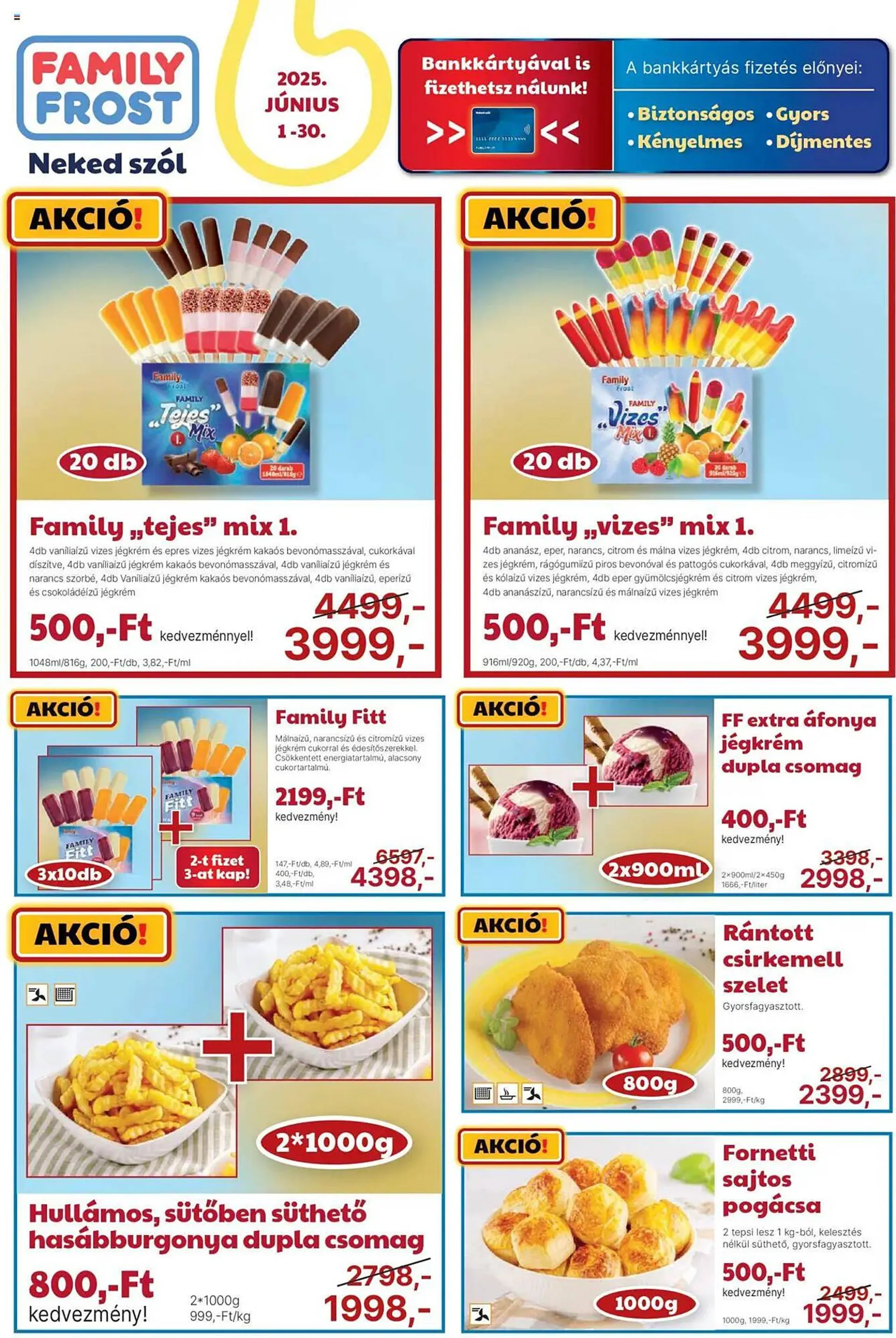 Katalógus Family Frost akciós újság június 1.-tól június 30.-ig 2025. - Oldal 1