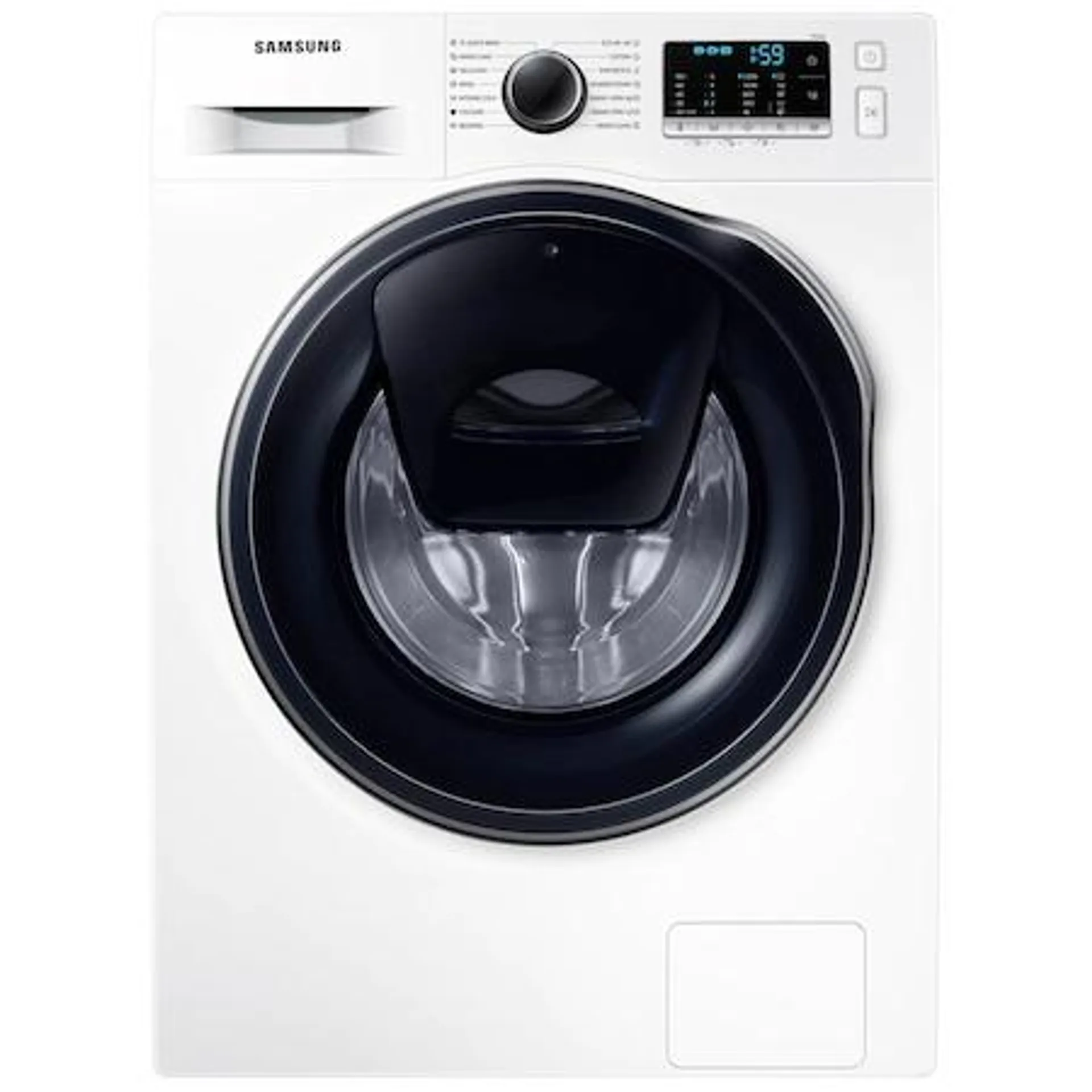 Samsung WW8NK52E0VW/LE, 8 kg, 1200 ford/perc, Add-Wash, EcoBubble, Digitális Interver Motor, C energiaosztály, Fehér