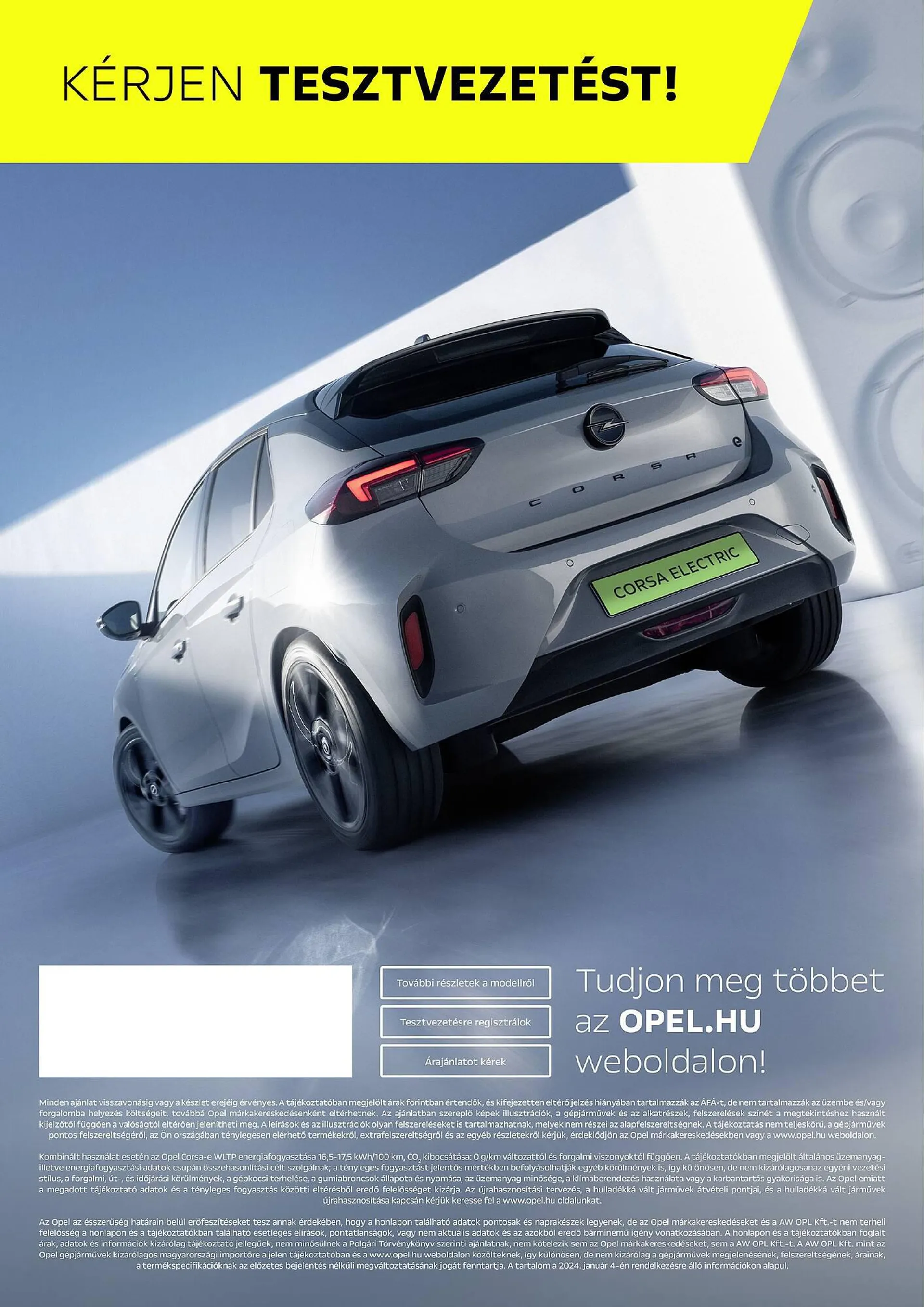 Opel Corsa Electric akciós újság - december 30. június 30. 2024. - Page 12
