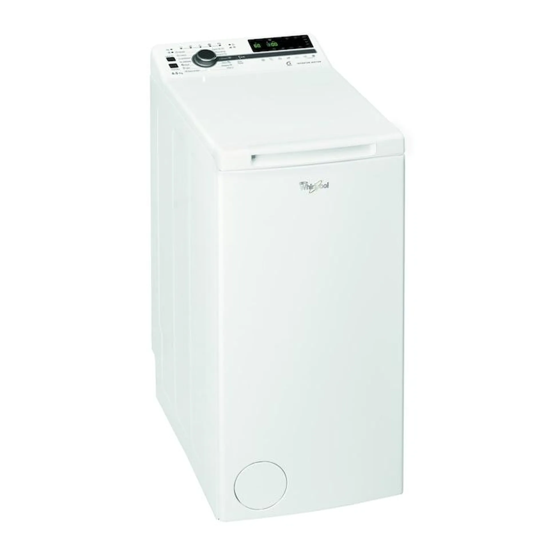 Whirlpool TDLRB 65241BS EU/N felültöltős mosógép, 6.5 kg, 1200 fordulat/perc, C energiaosztály, fehér