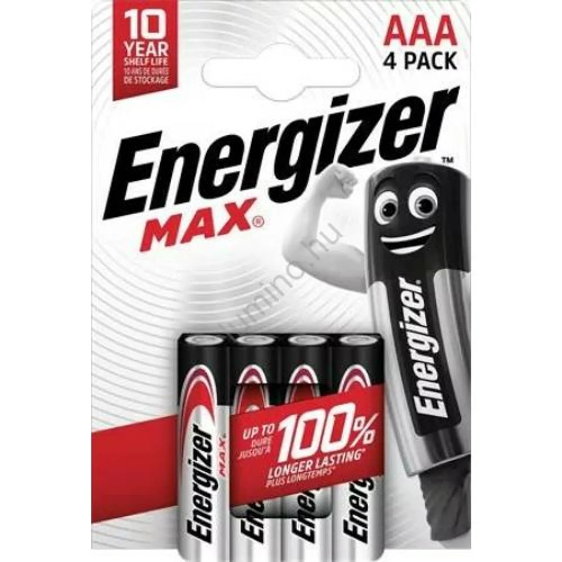 Energizer MAX Tartós AAA Mikro Elem LR03 B4