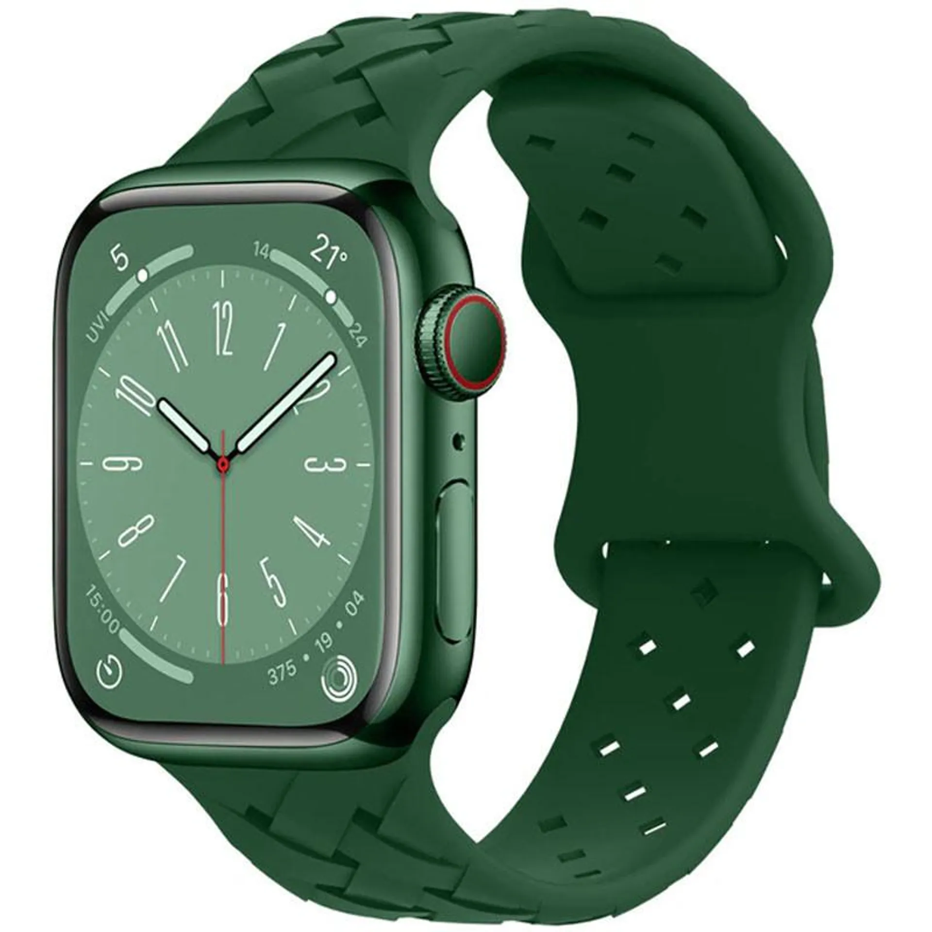 Apple Watch 38mm / Watch 40mm / Watch 41mm HOCO WA16 bamboo szíj zöld