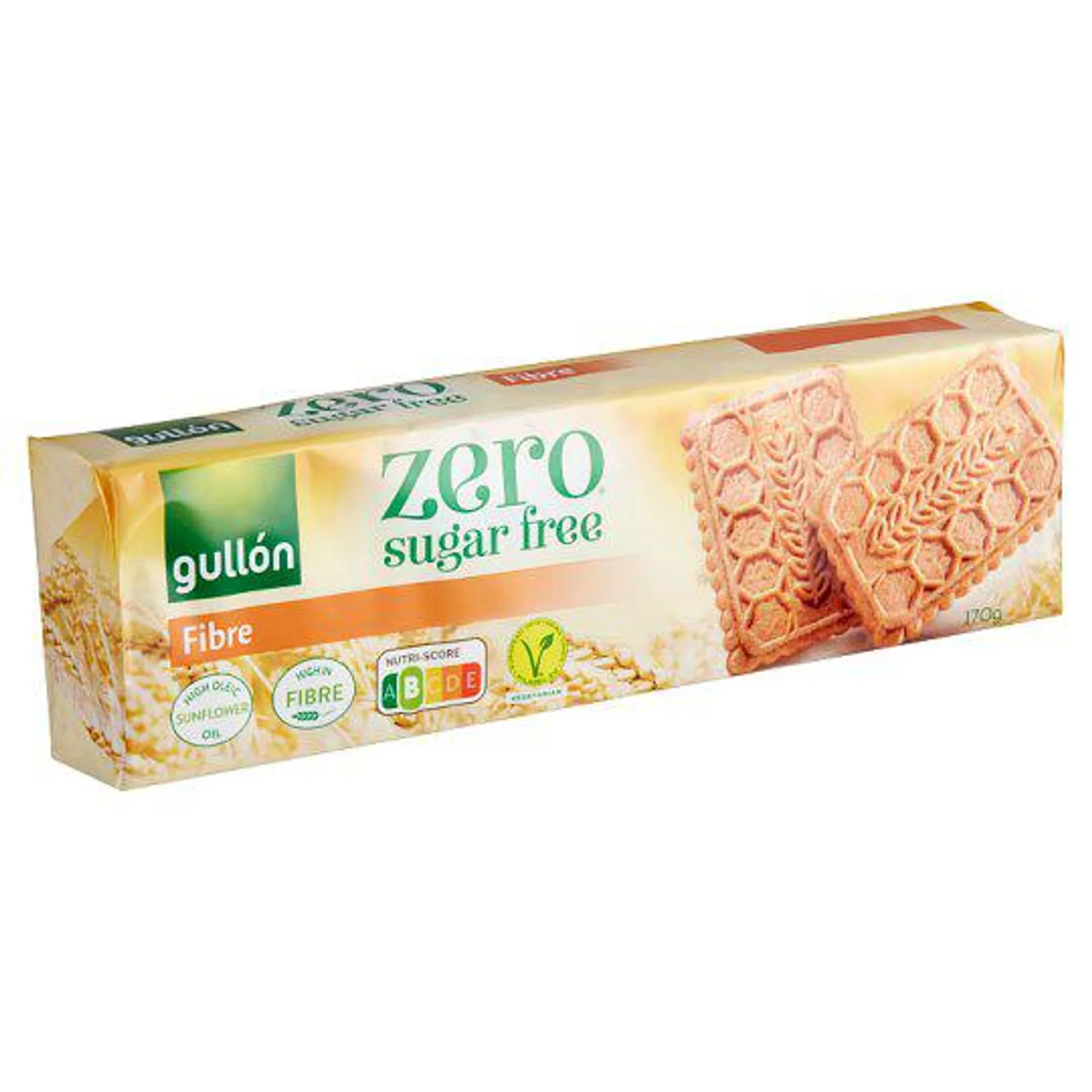 Gullón élelmi rostban gazdag keksz, édesítőszerrel, cukormentes 170 g