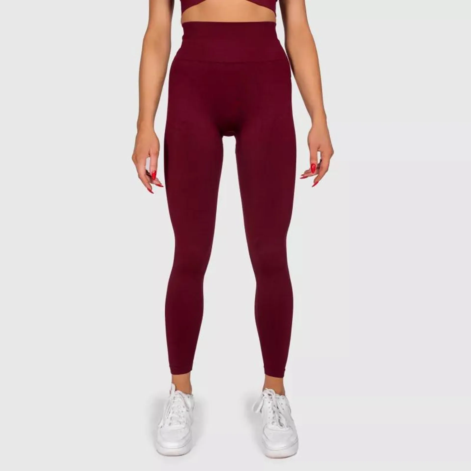 Sportleggings Iron Aesthetics Inspire, bordó