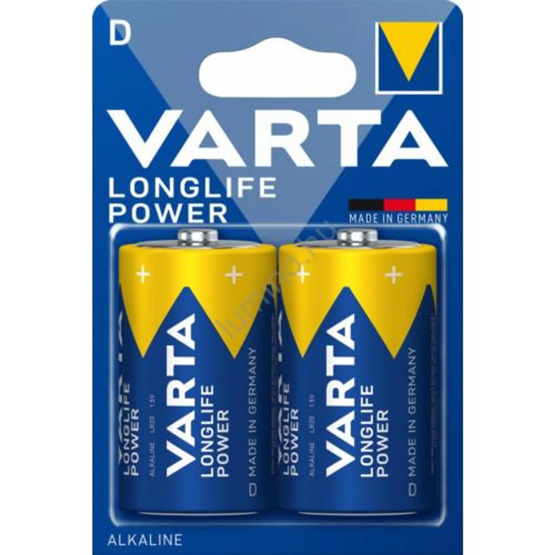 VARTA Longlife Power Alkáli Tartós Góliát Elem D LR20 B2