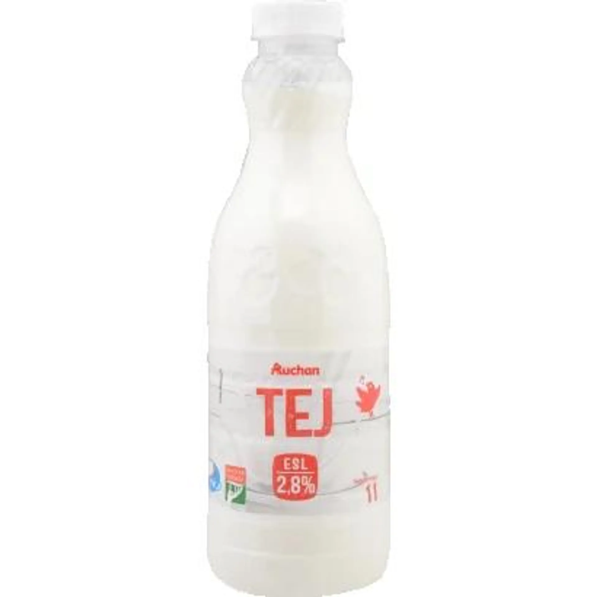Auchan Favourite bottled milk 2.8% 1l