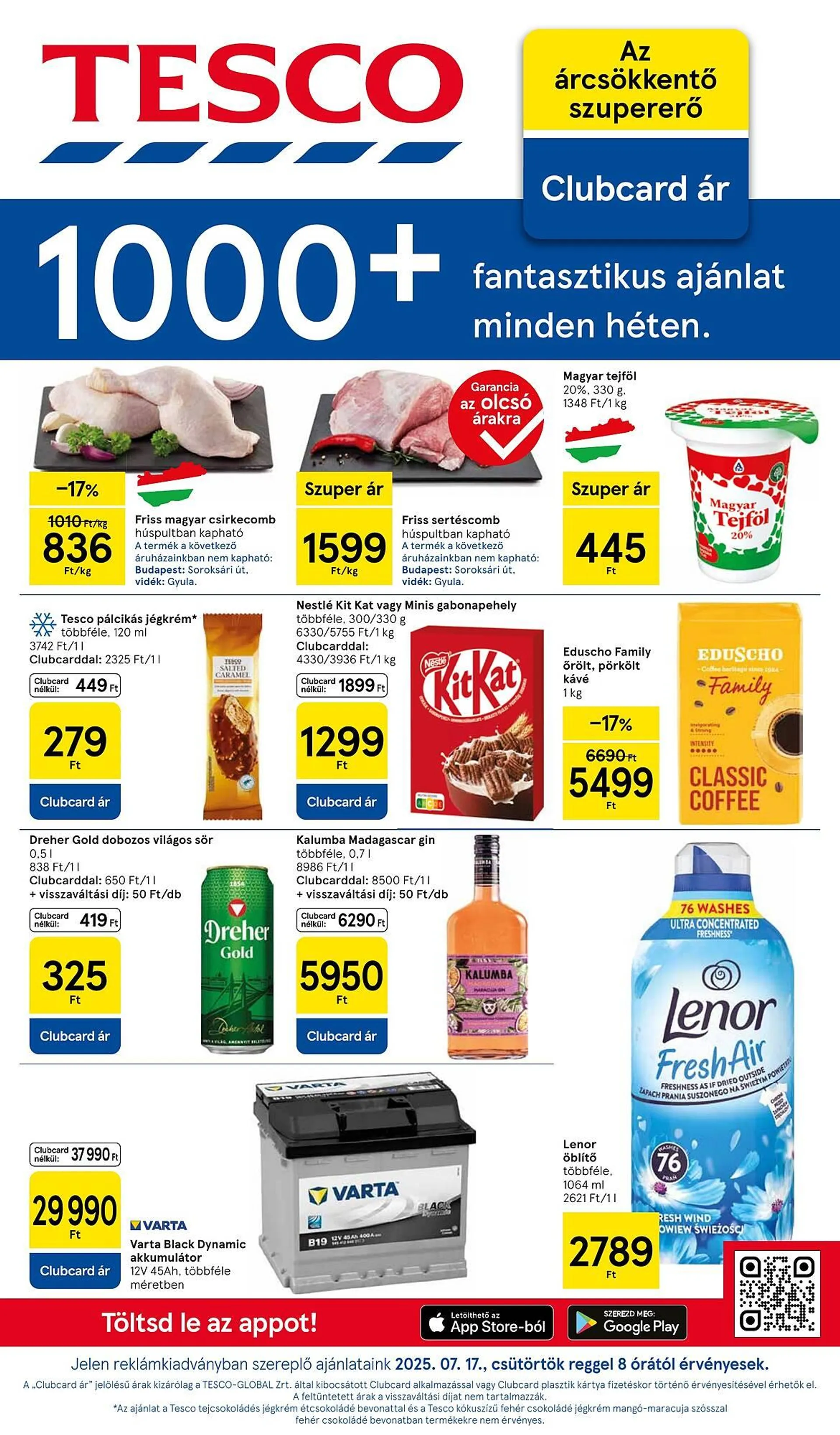 Tesco akciós újság - 1