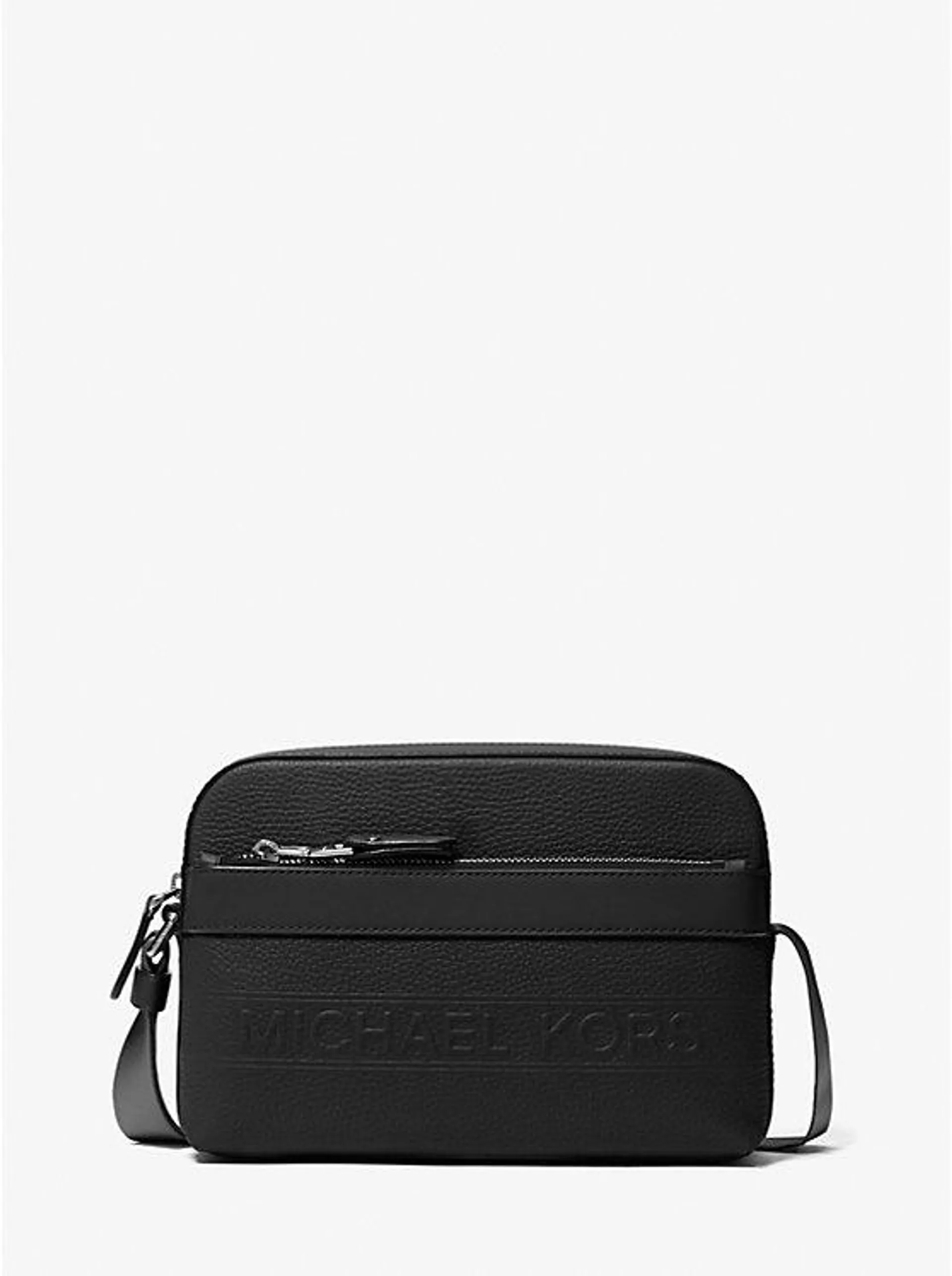 Hudson Pebbled Leather Utility Crossbody Bag