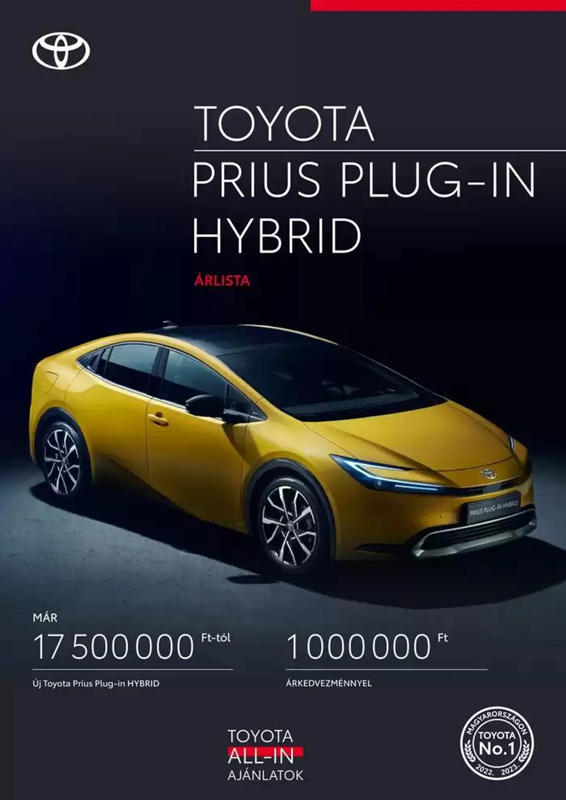 Katalógus Toyota Prius október 2.-tól október 2.-ig 2025. - Oldal 1
