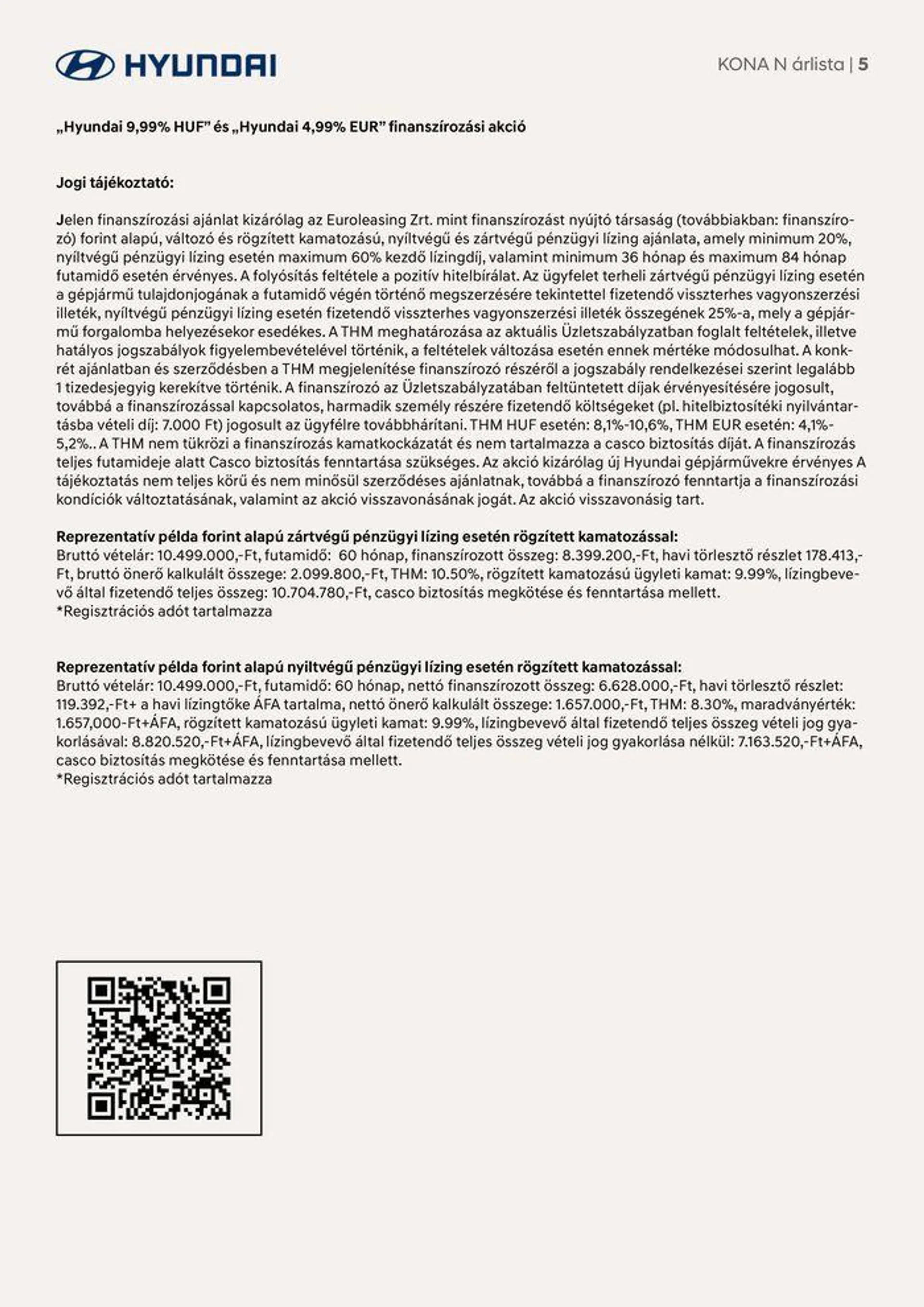 Katalógus Hyundai KONA N akciós november 17.-tól november 17.-ig 2024. - Oldal 5