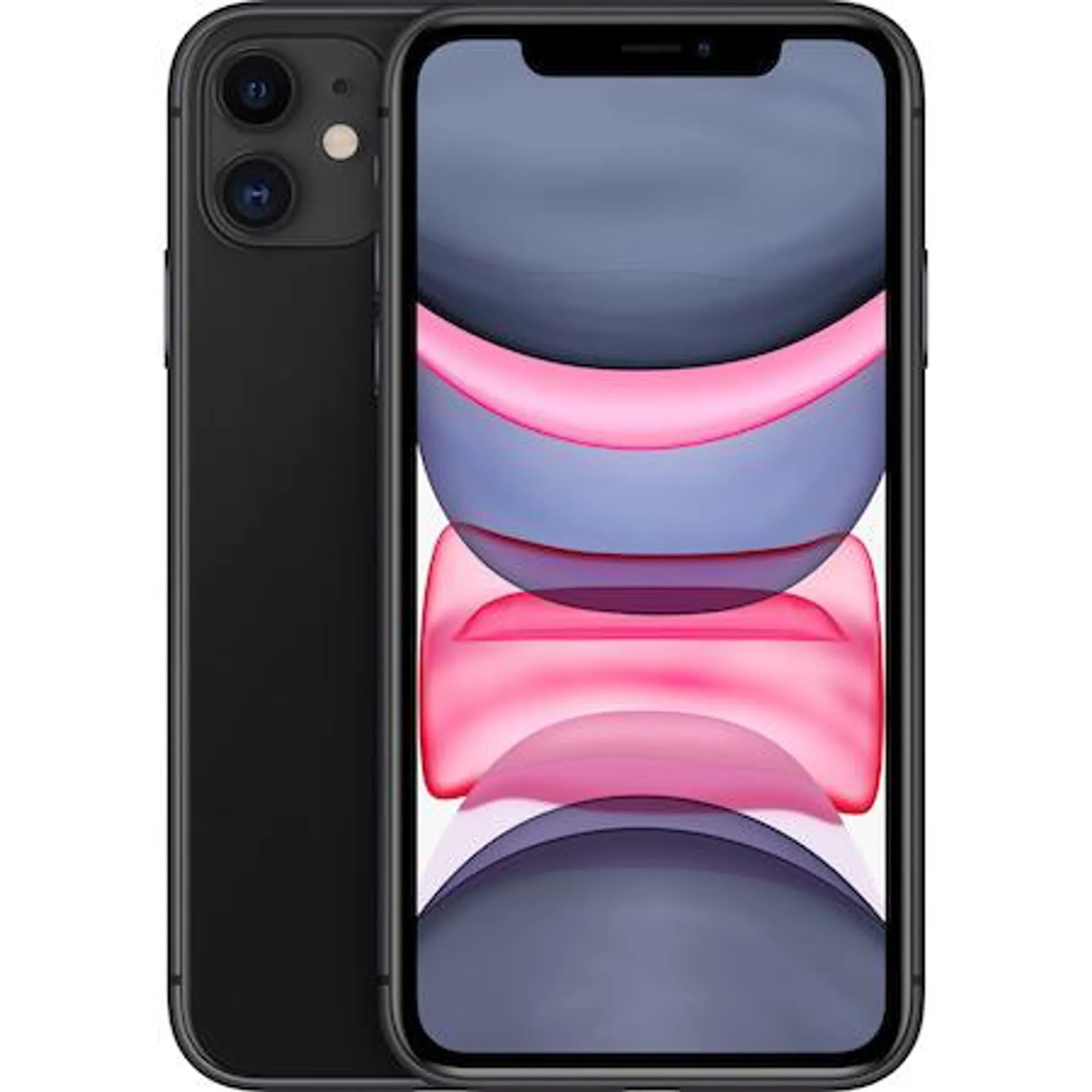 Apple iPhone 11 Mobiltelefon, Dual SIM, Kártyafüggetlen, 64 GB, Fekete