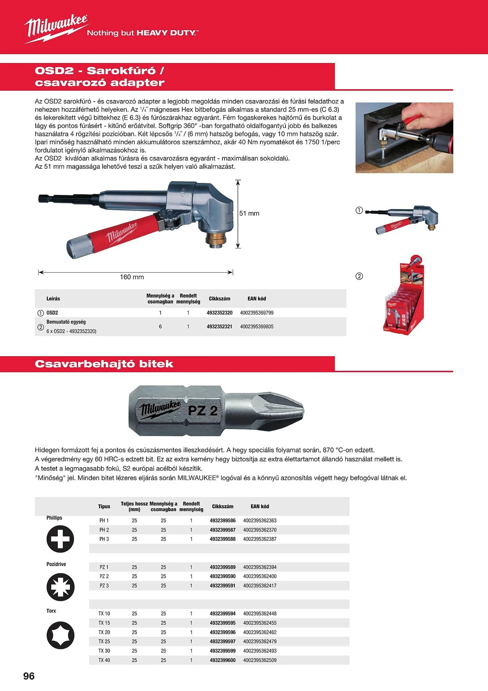 Katalógus Milwaukeetool akciós újság augusztus 14.-tól december 31.-ig 2024. - Oldal 96