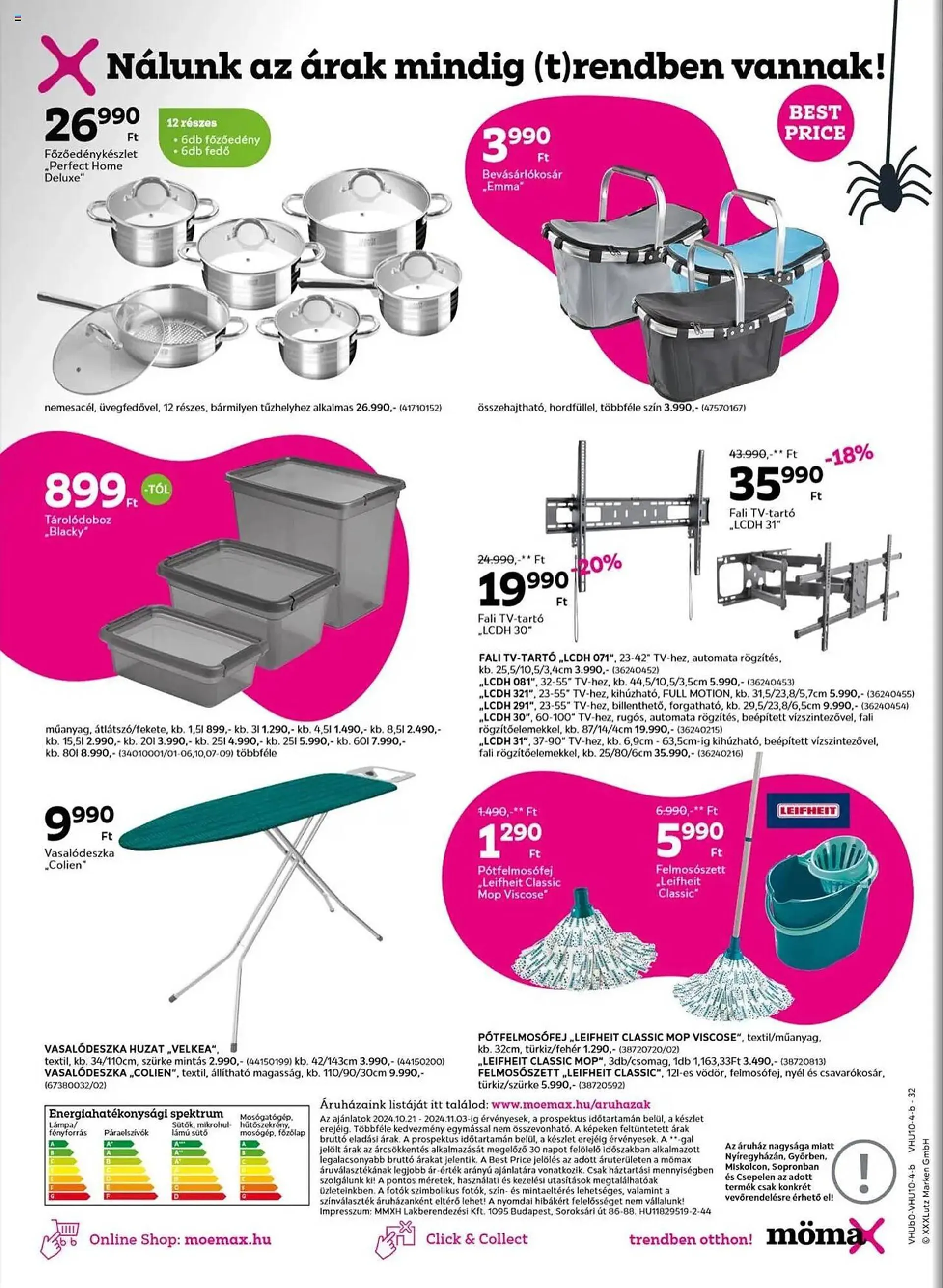 Katalógus Mömax akciós újság október 21.-tól november 3.-ig 2024. - Oldal 32