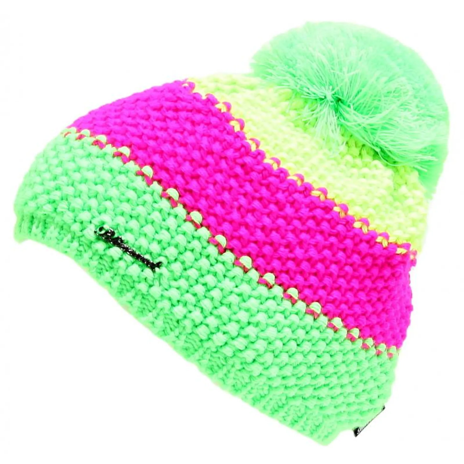 Tricolor CAP yellow/pink/green W