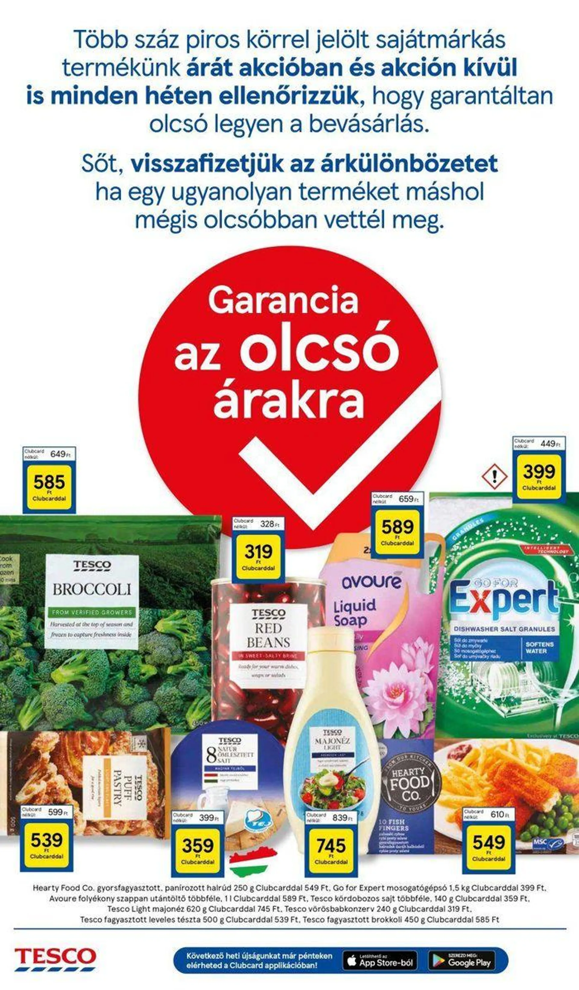 Tesco Katalógus - szupermarket - következő hét - 2