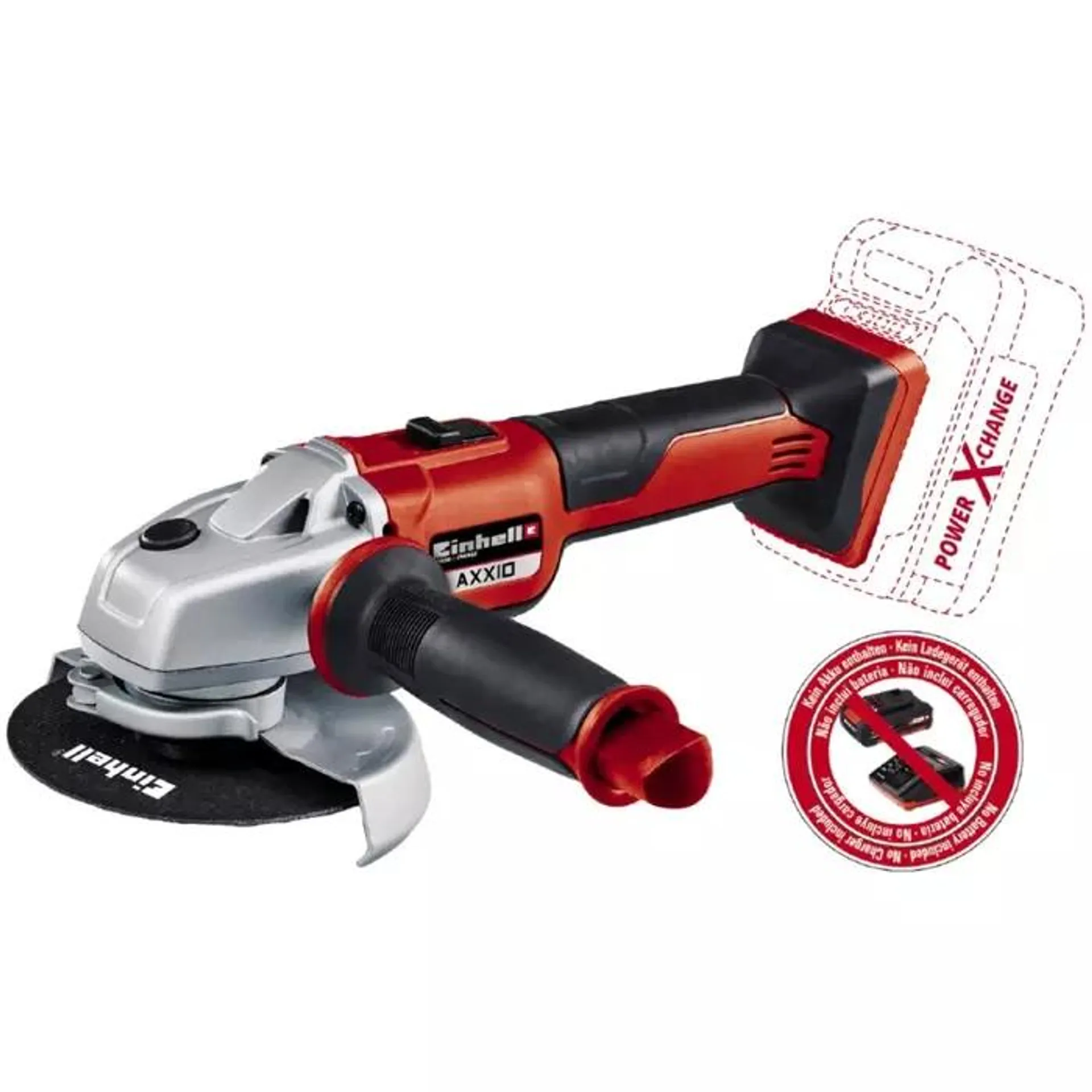 Einhell TE-AG 18 Li - Solo akkus sarokcsiszoló 125mm - AXXIO (akku és töltő nélkül) Power X-Change