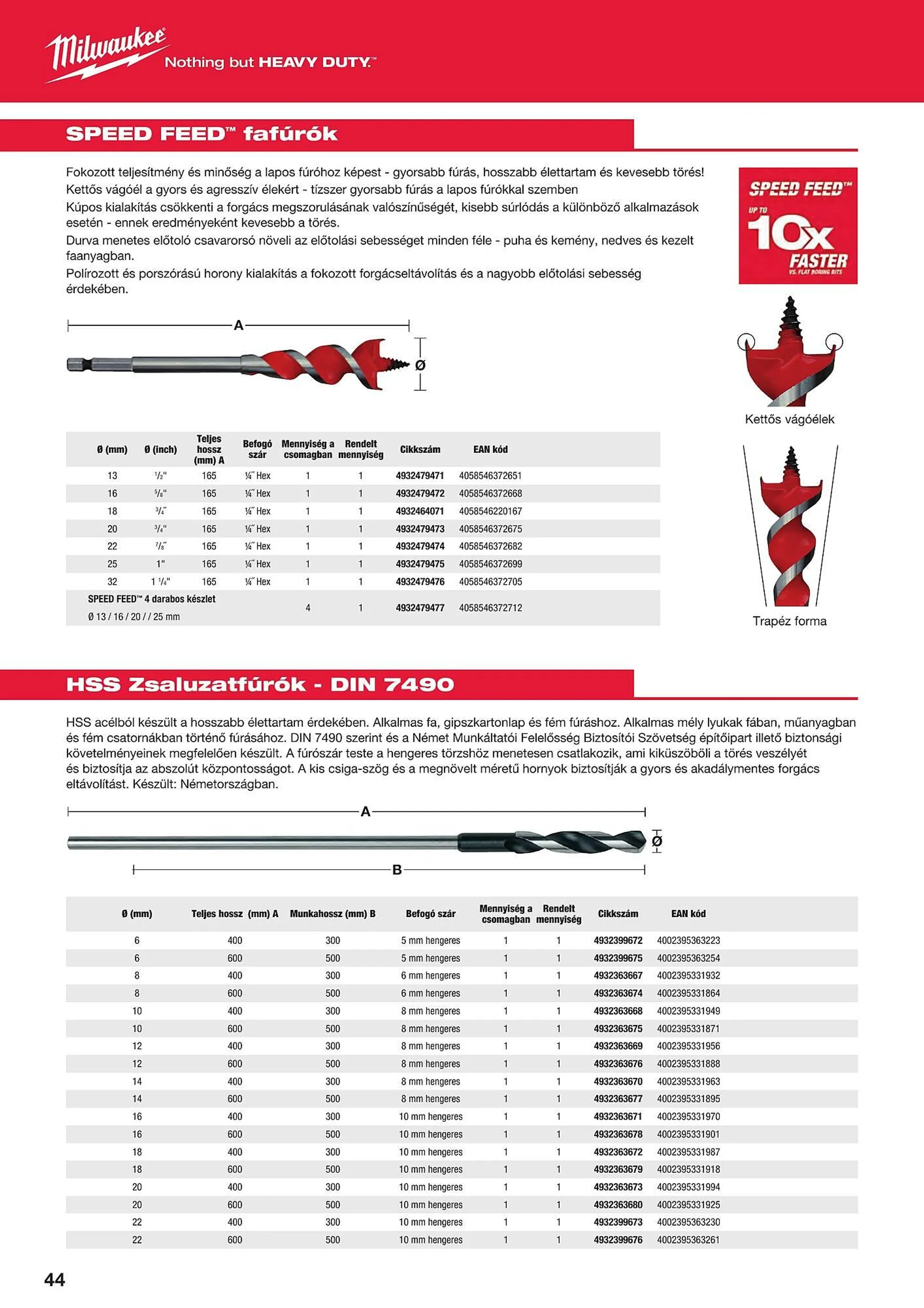 Katalógus Milwaukeetool akciós újság augusztus 14.-tól december 31.-ig 2024. - Oldal 44