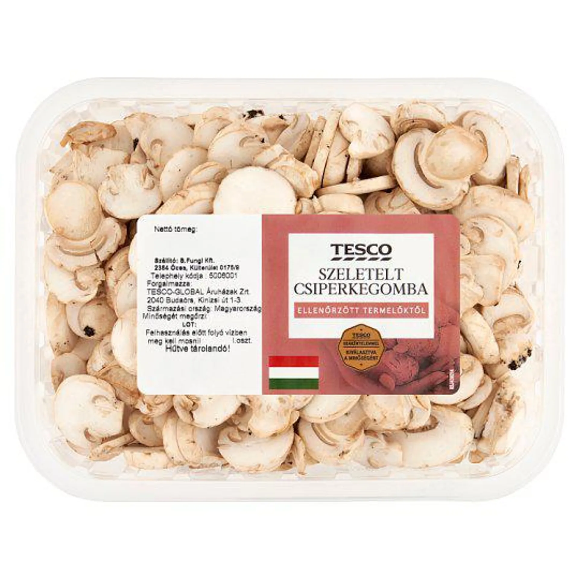 Tesco szeletelt csiperkegomba 300 g