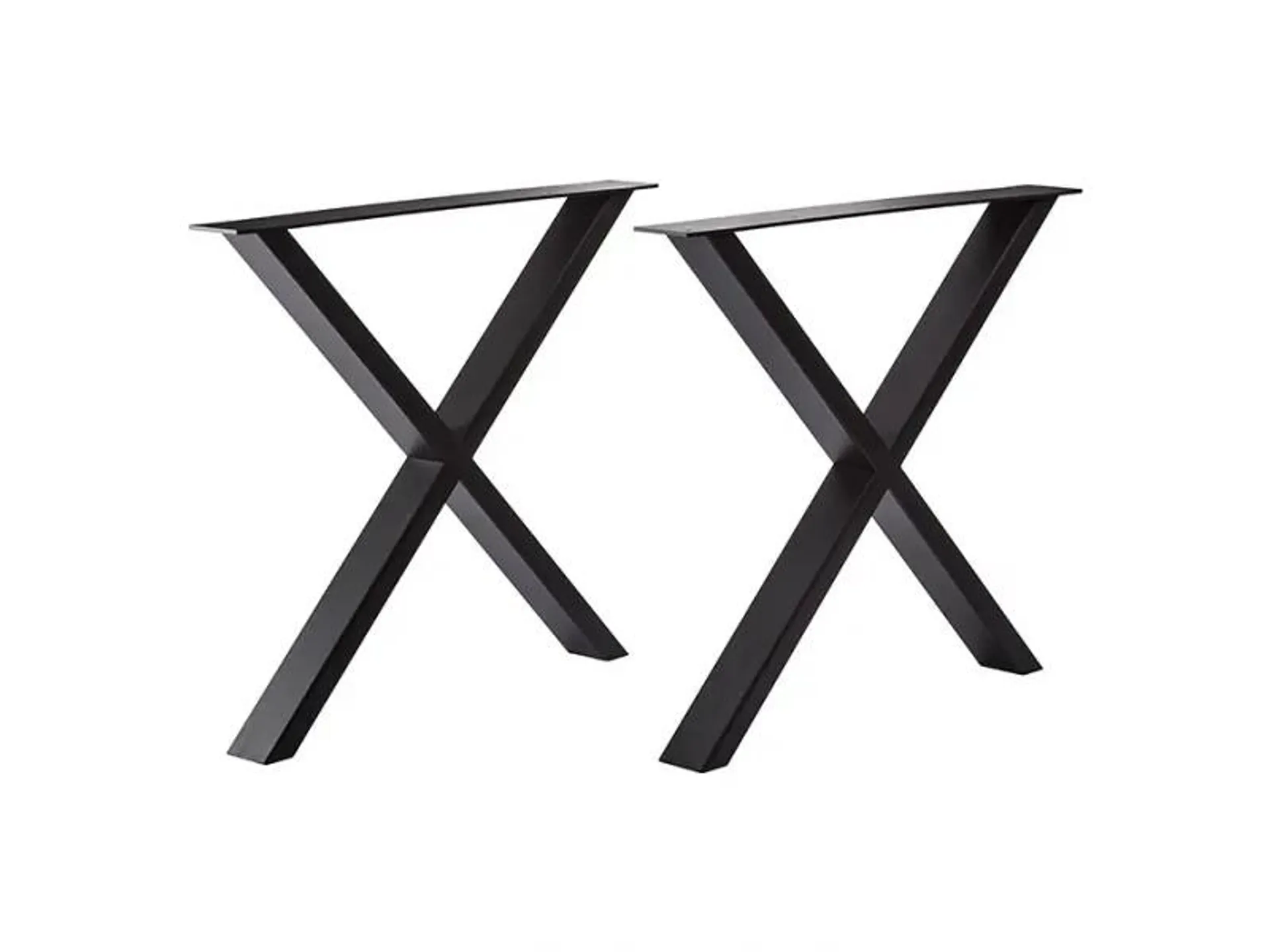 PUR ITERNAL BLACK EDITION - asztalláb (X-alakú, fekete, 2db)