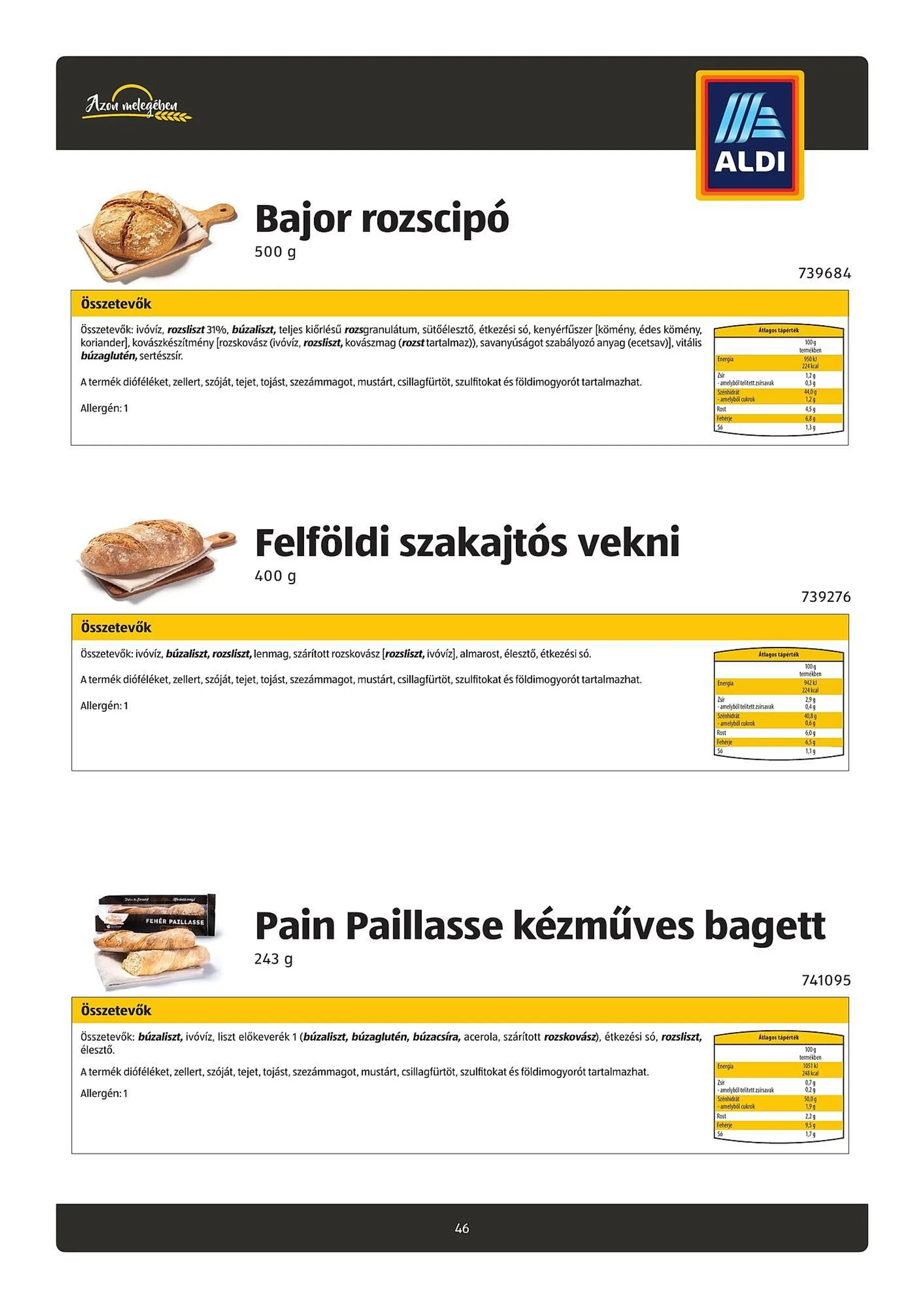 Katalógus ALDI akciós újság július 26.-tól október 21.-ig 2024. - Oldal 46