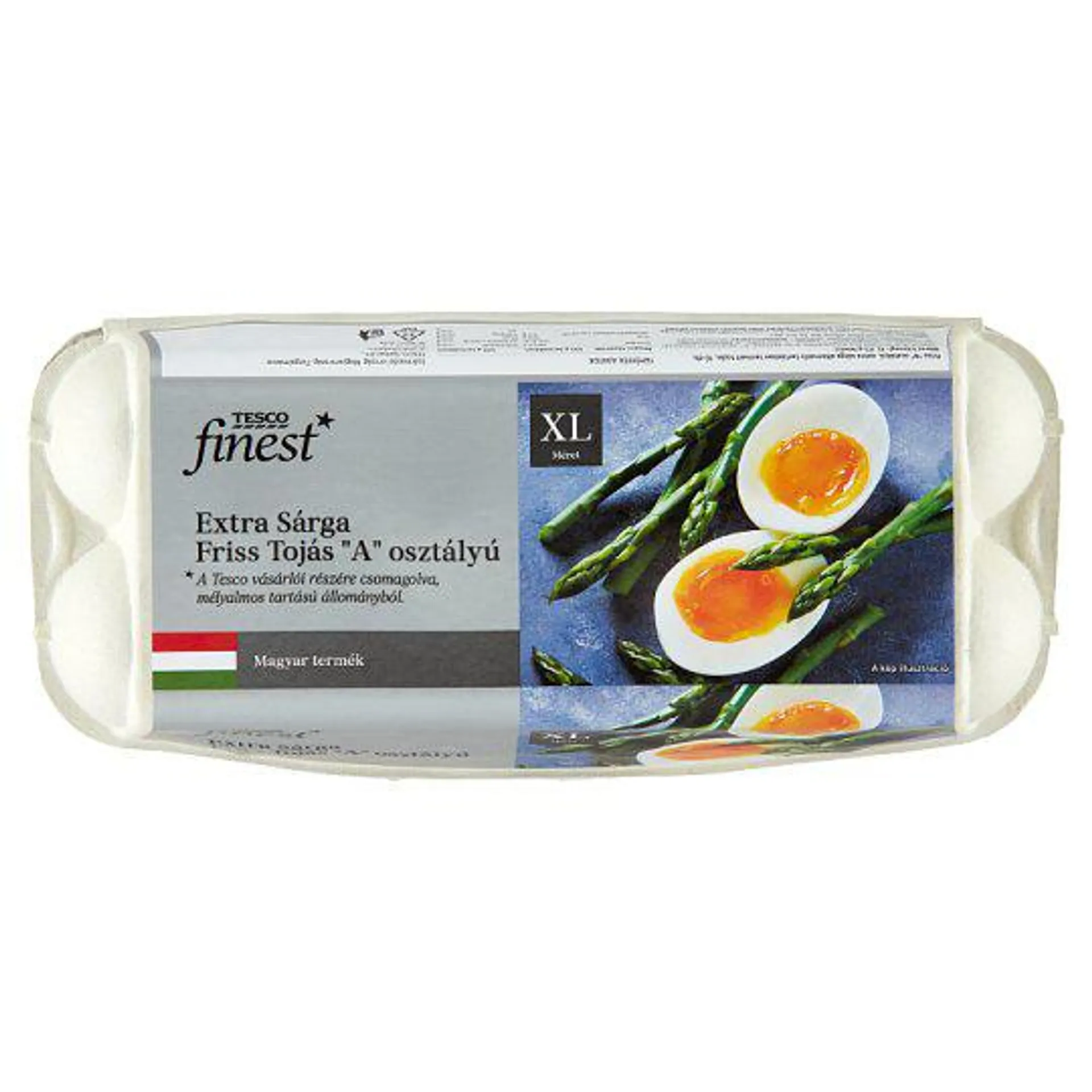 Tesco Finest "A" osztályú extra sárga friss tojás XL 10 db