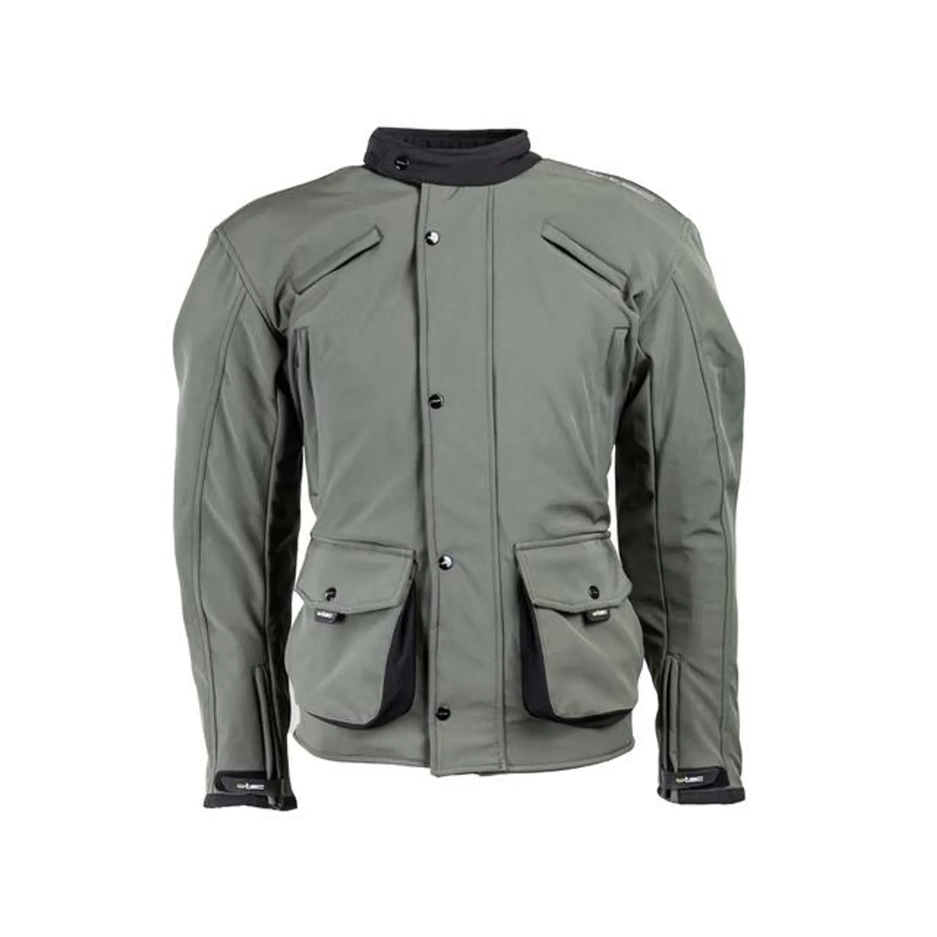 Férfi softshell motoros kabát W-TEC Forresta - Urban Khaki