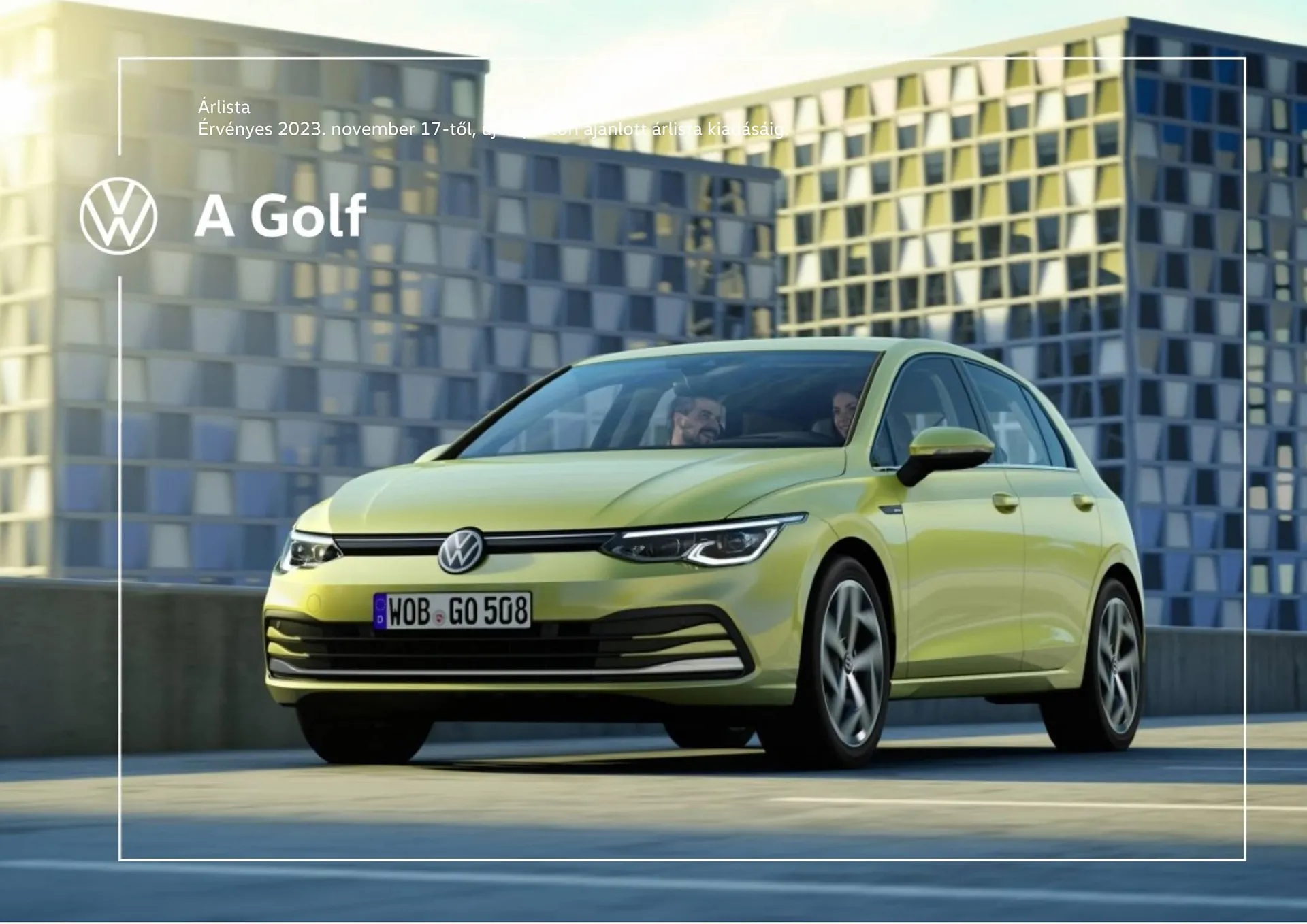 Volkswagen Golf akciós újság - november 17. június 30. 2024.