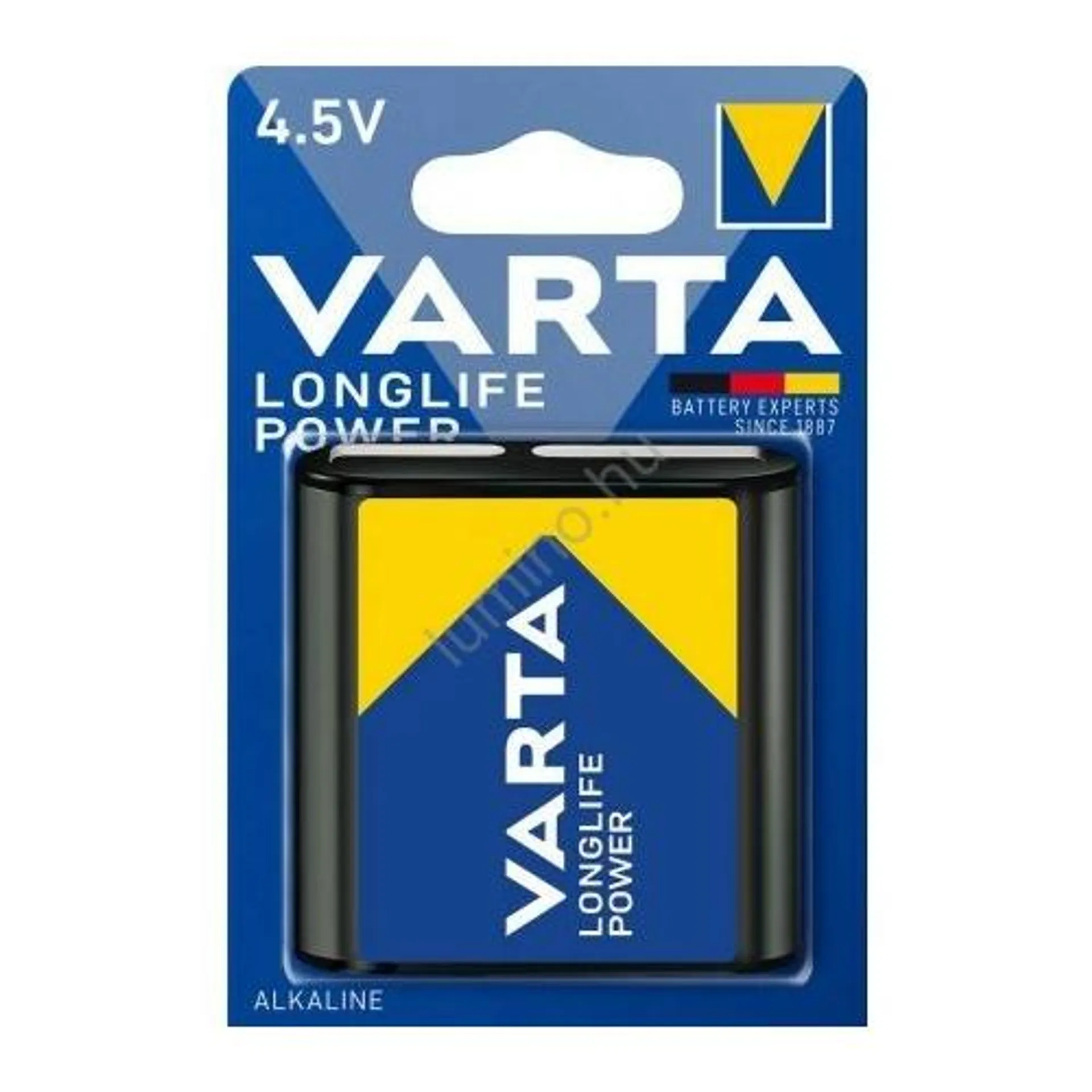 VARTA Longlife Power Tartós 4,5V Lapos elem B1