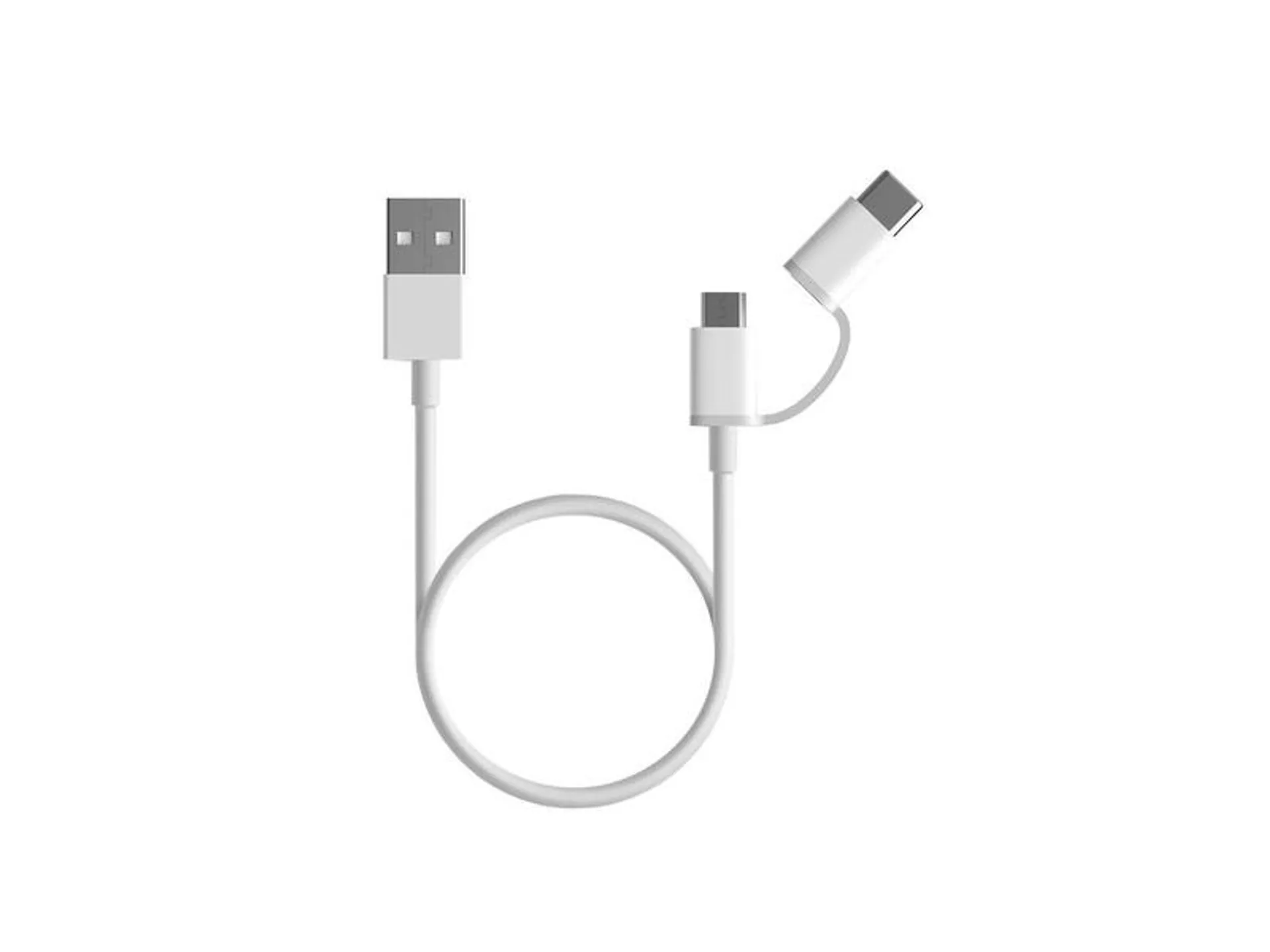 Xiaomi Mi 2in1 USB - Micro USB - Type C Kábel, 30 cm (SJV4083TY)