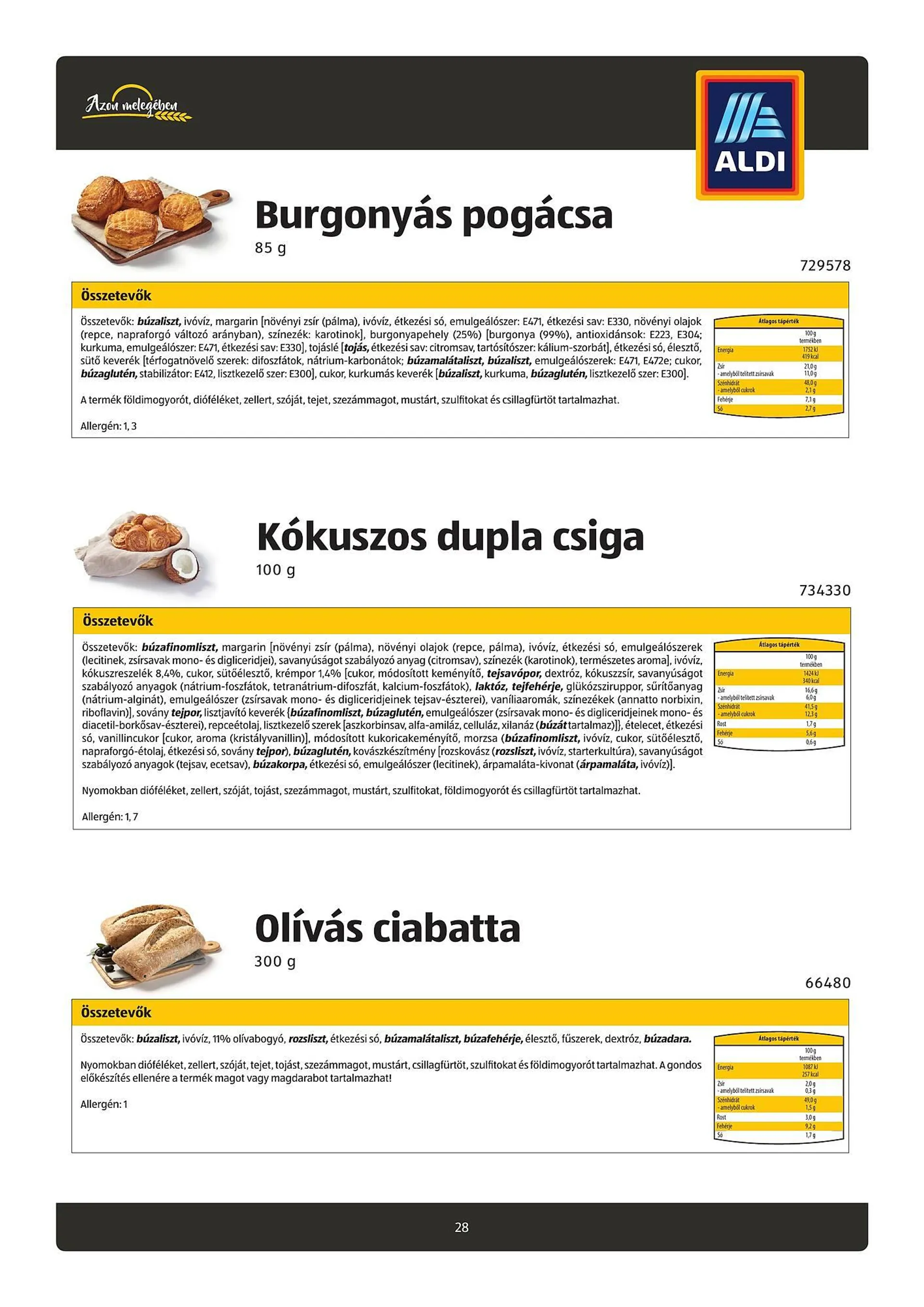 Katalógus ALDI akciós újság július 26.-tól október 21.-ig 2024. - Oldal 28