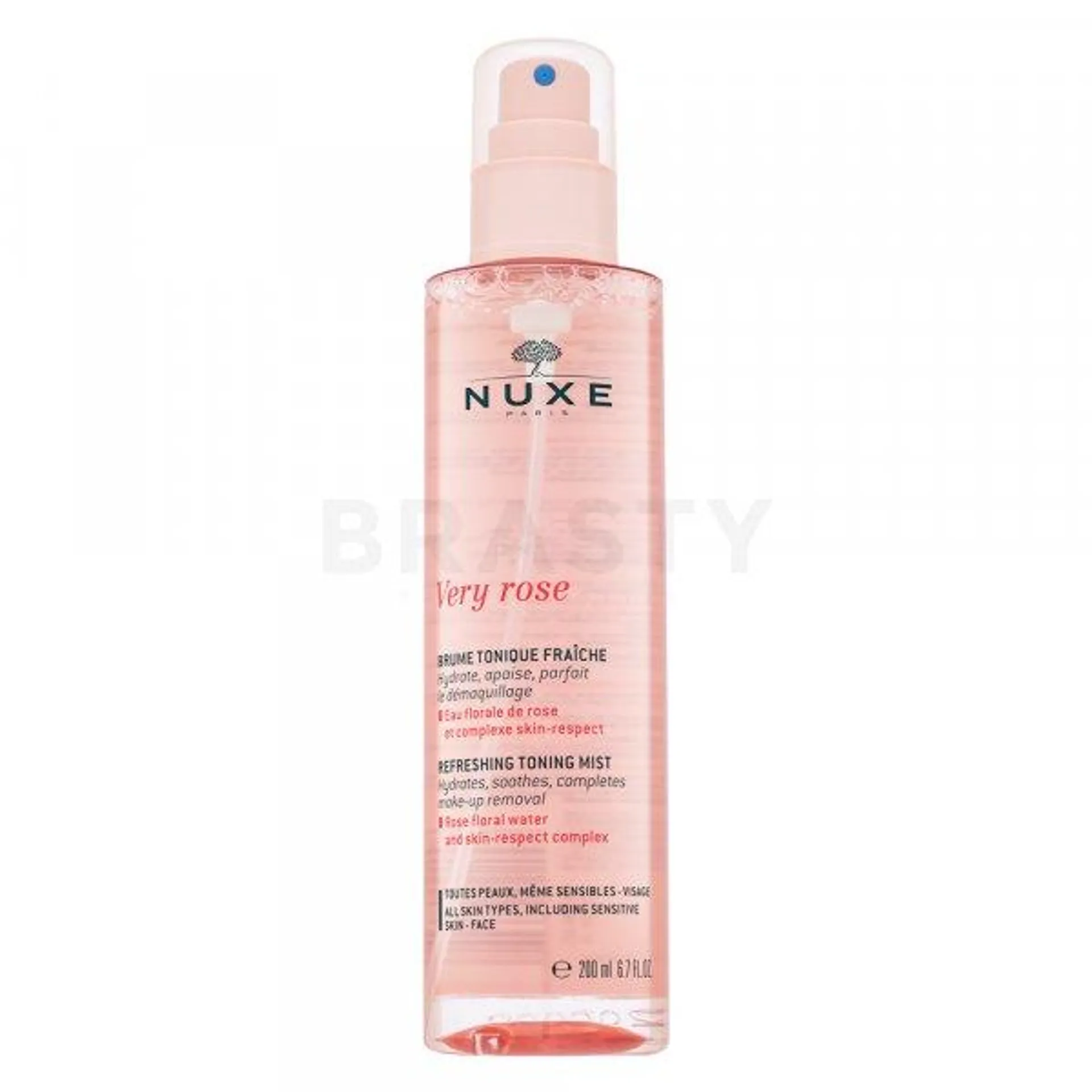 Nuxe Very Rose Refreshing Toning Mist tisztító tonik sprayben 200 ml