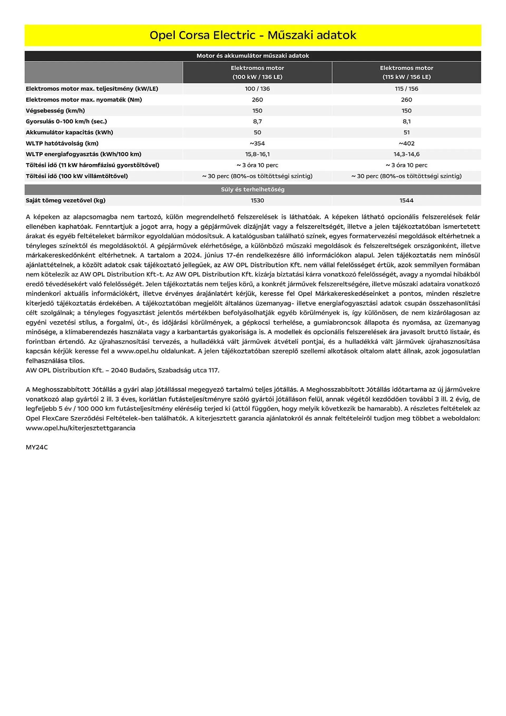 Katalógus Opel Corsa Electric akciós újság július 5.-tól december 31.-ig 2024. - Oldal 10