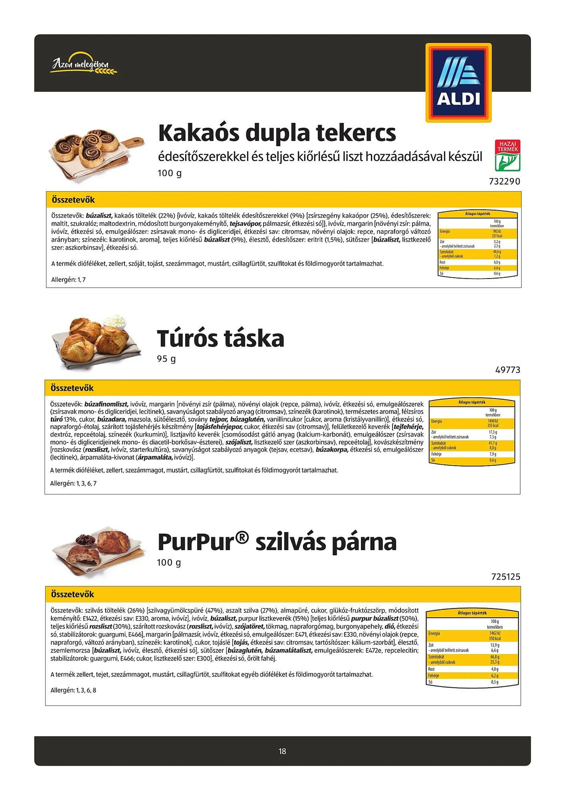 Katalógus ALDI akciós újság július 26.-tól október 21.-ig 2024. - Oldal 18