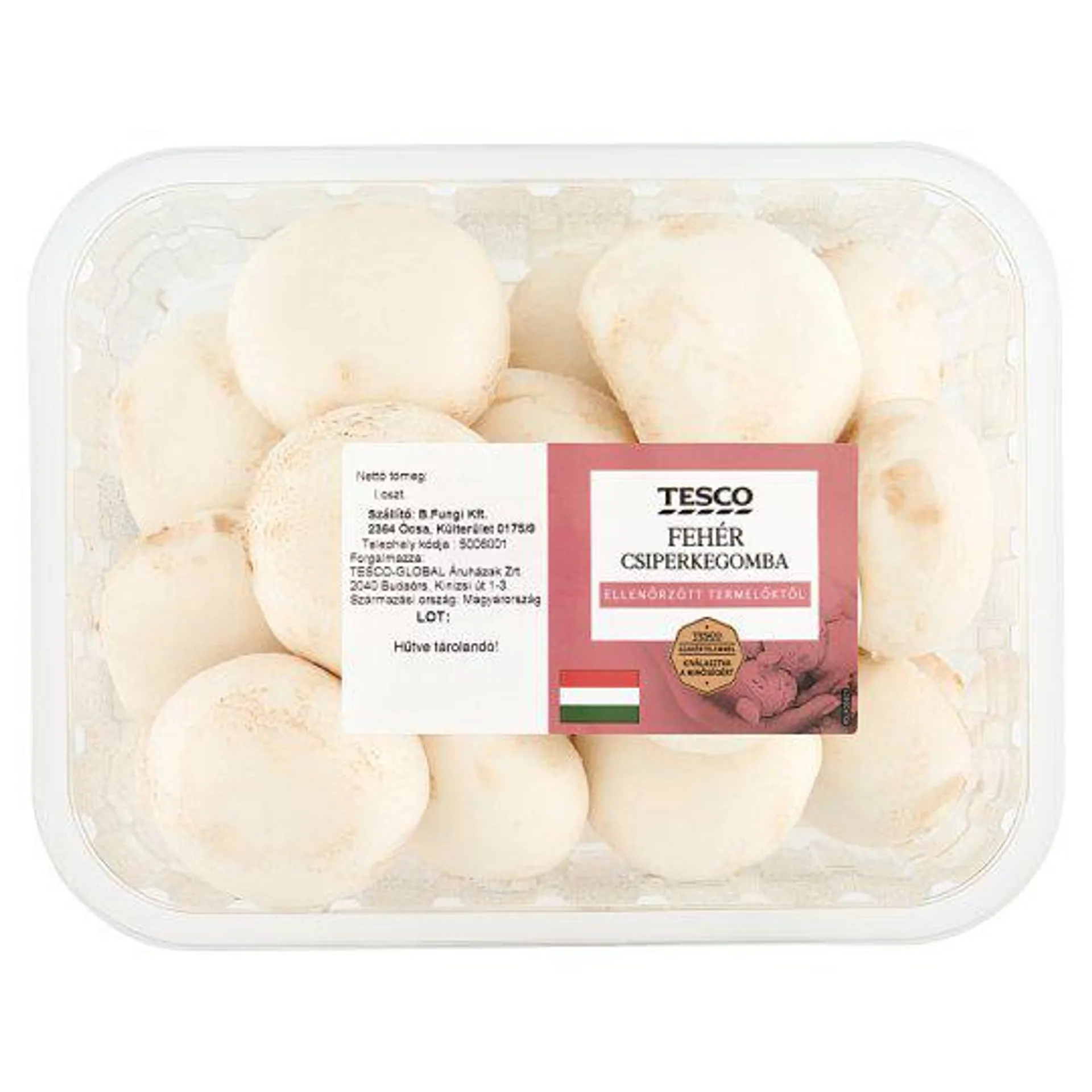 Tesco fehér csiperkegomba 500 g