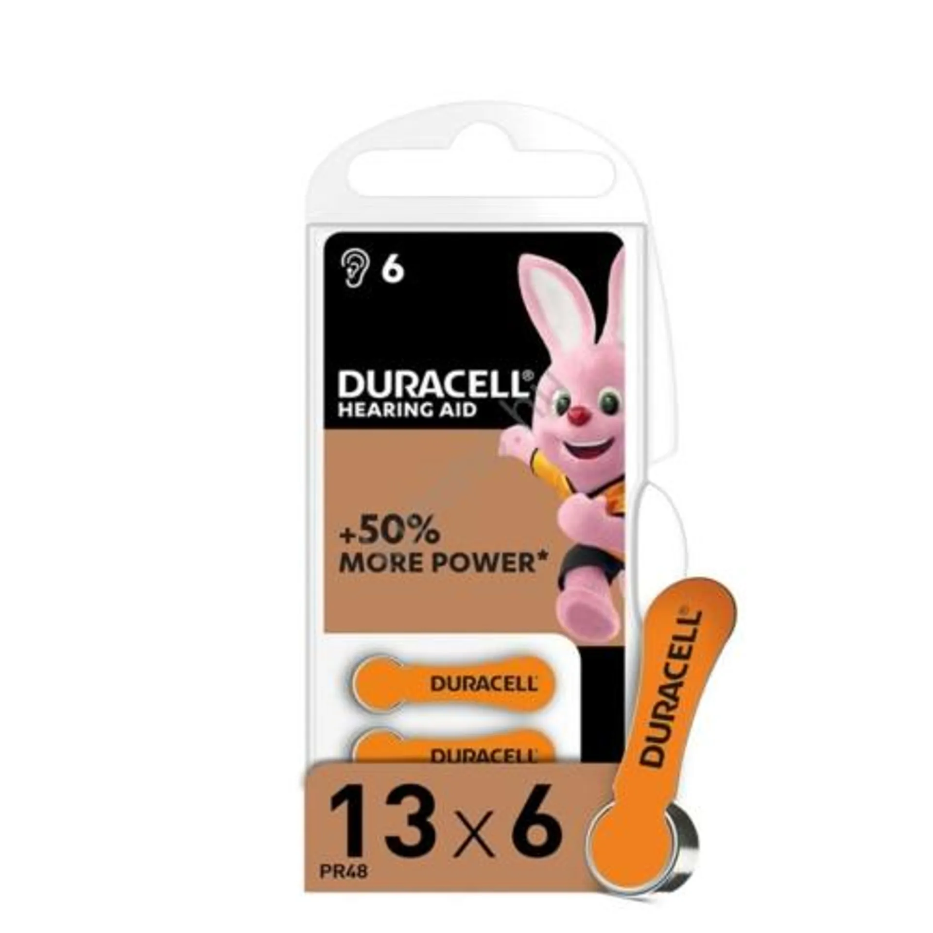 Duracell Hallókészülék Elem DA13 0%Hg (1,45V) B6