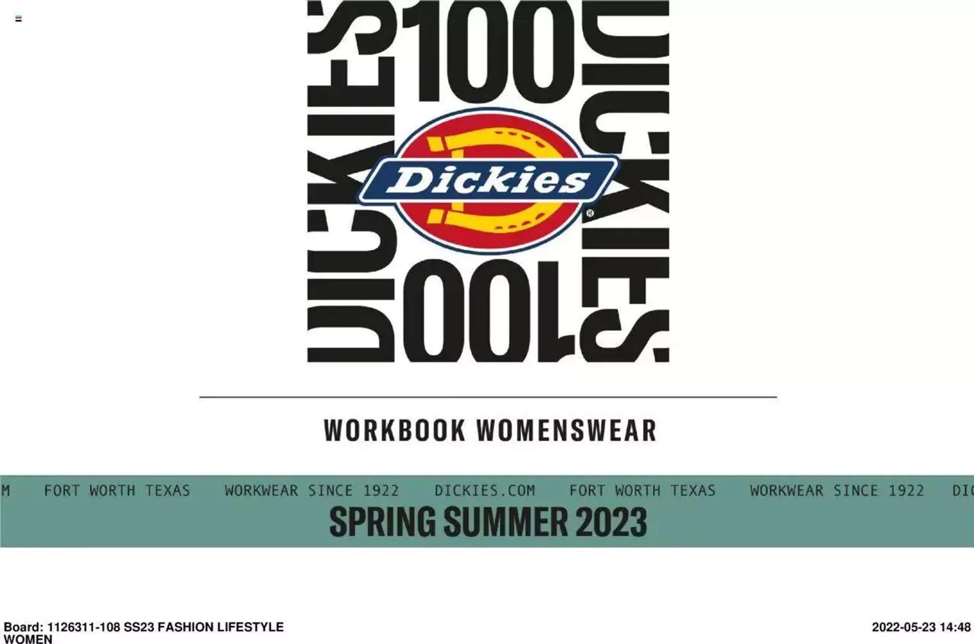 Dickies - Womenswear Workbook - 107