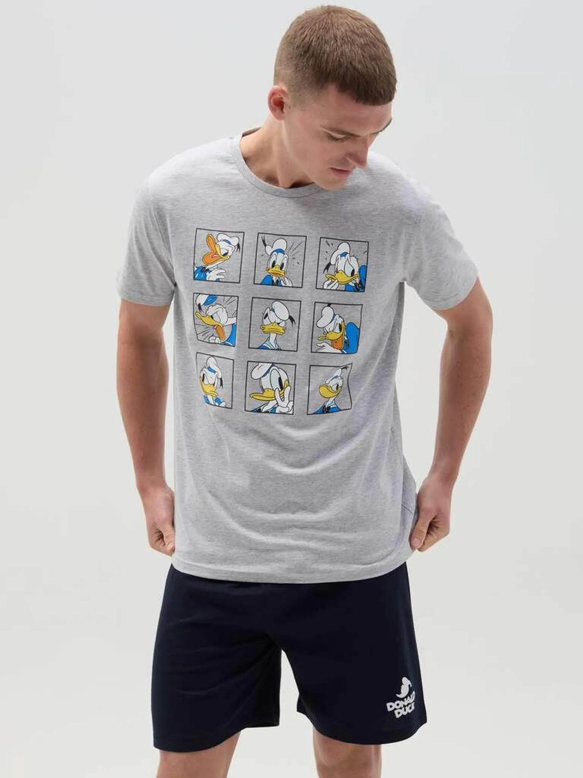 Blue/Grey Short pyjamas with Donald Duck 90 print