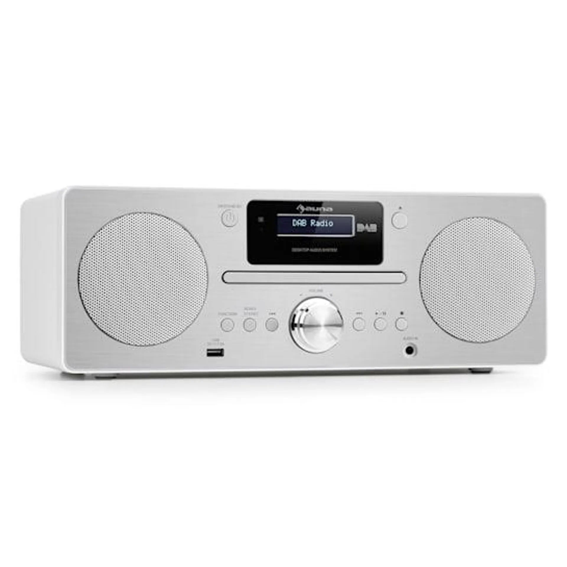 Harvard mikro zenei rendszer, DAB/DAB+, FM tuner, CD-lejátszó, USB töltő, fehér