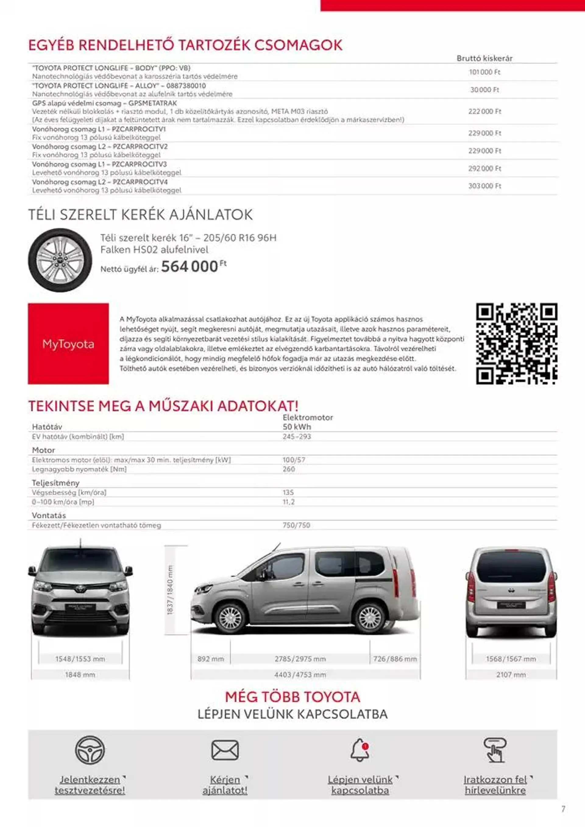 Katalógus Toyota Proace City Verso EV november 27.-tól november 27.-ig 2025. - Oldal 7