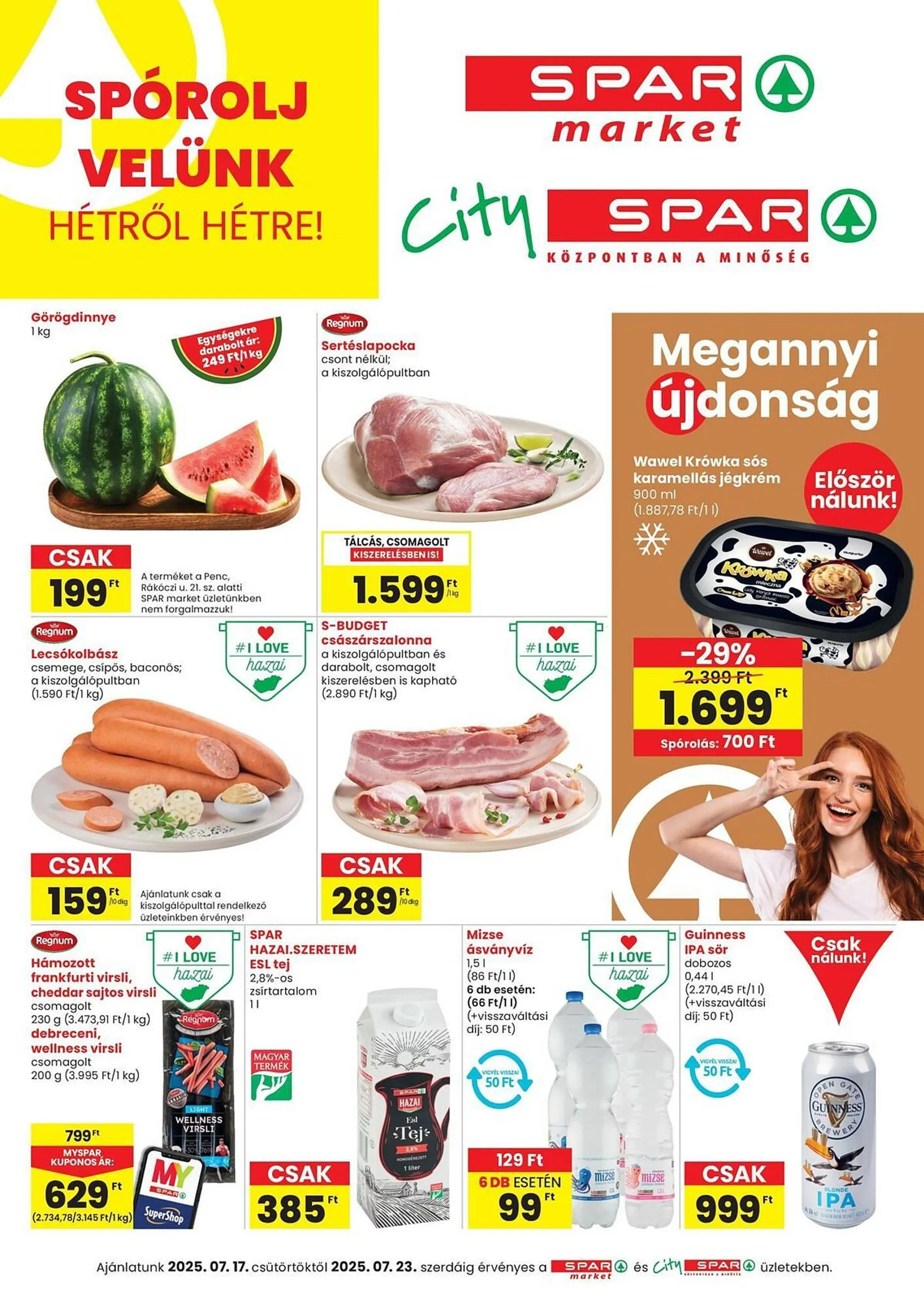 Spar akciós újság - 1