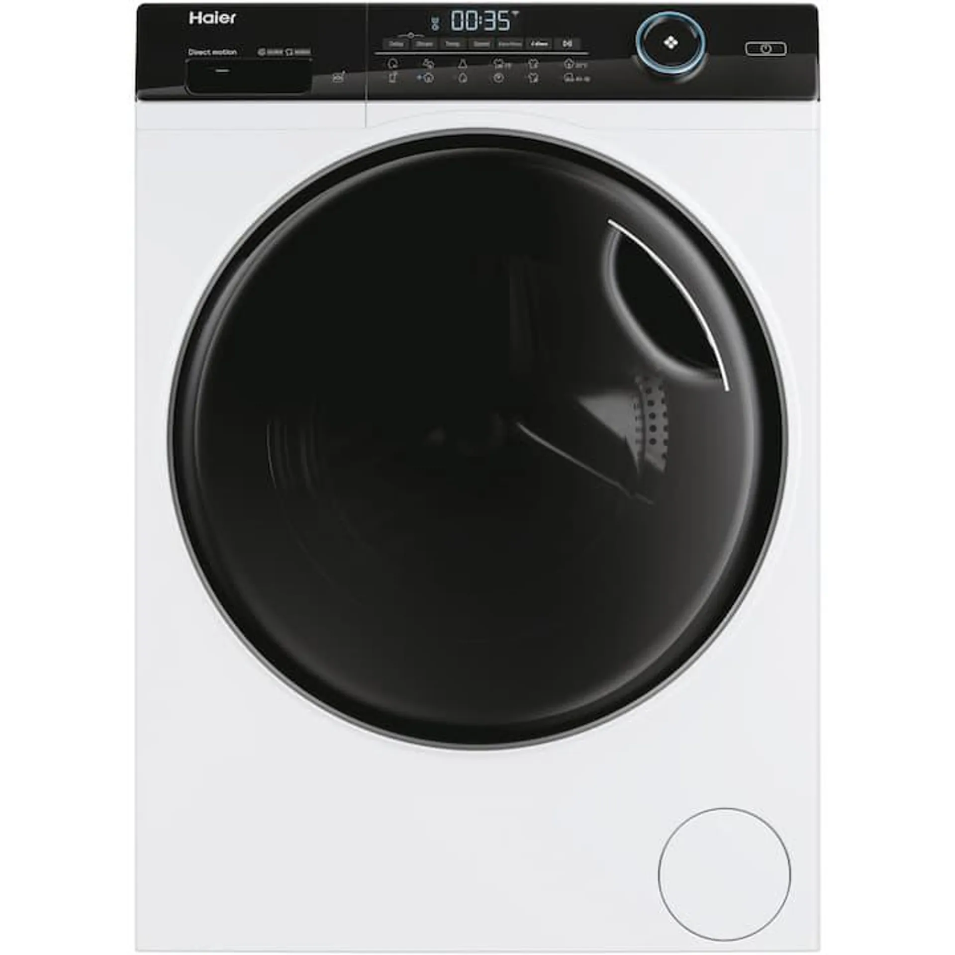 Haier HW80-B14959TU1 Keskeny mosógép , 8kg, 1400 ford./perc, Motor Direct Motion, Wi-Fi, Refresh, iTime, Slim, ABT, A Energiaosztály, fehér