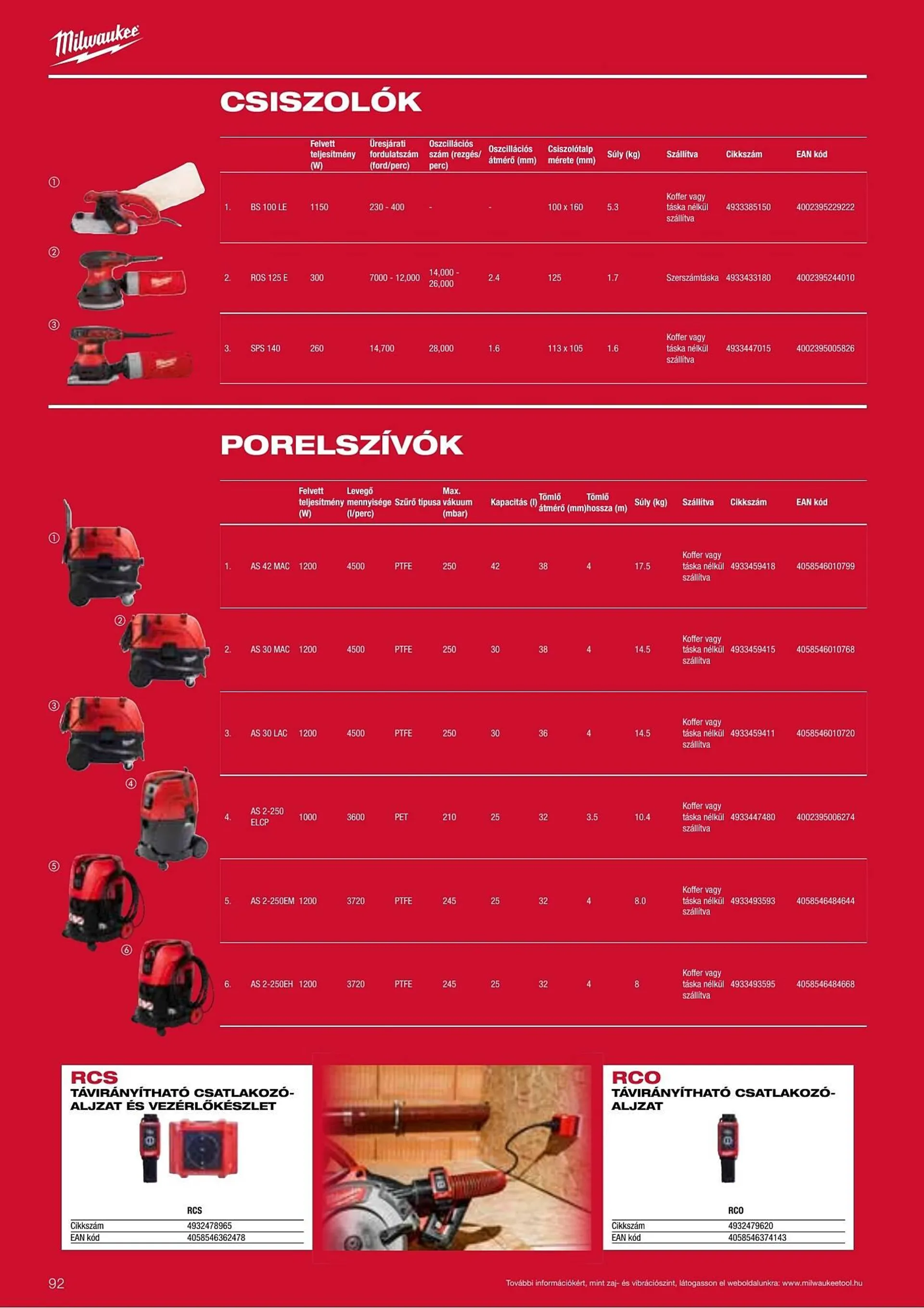 Katalógus Milwaukeetool akciós újság augusztus 14.-tól december 31.-ig 2025. - Oldal 92