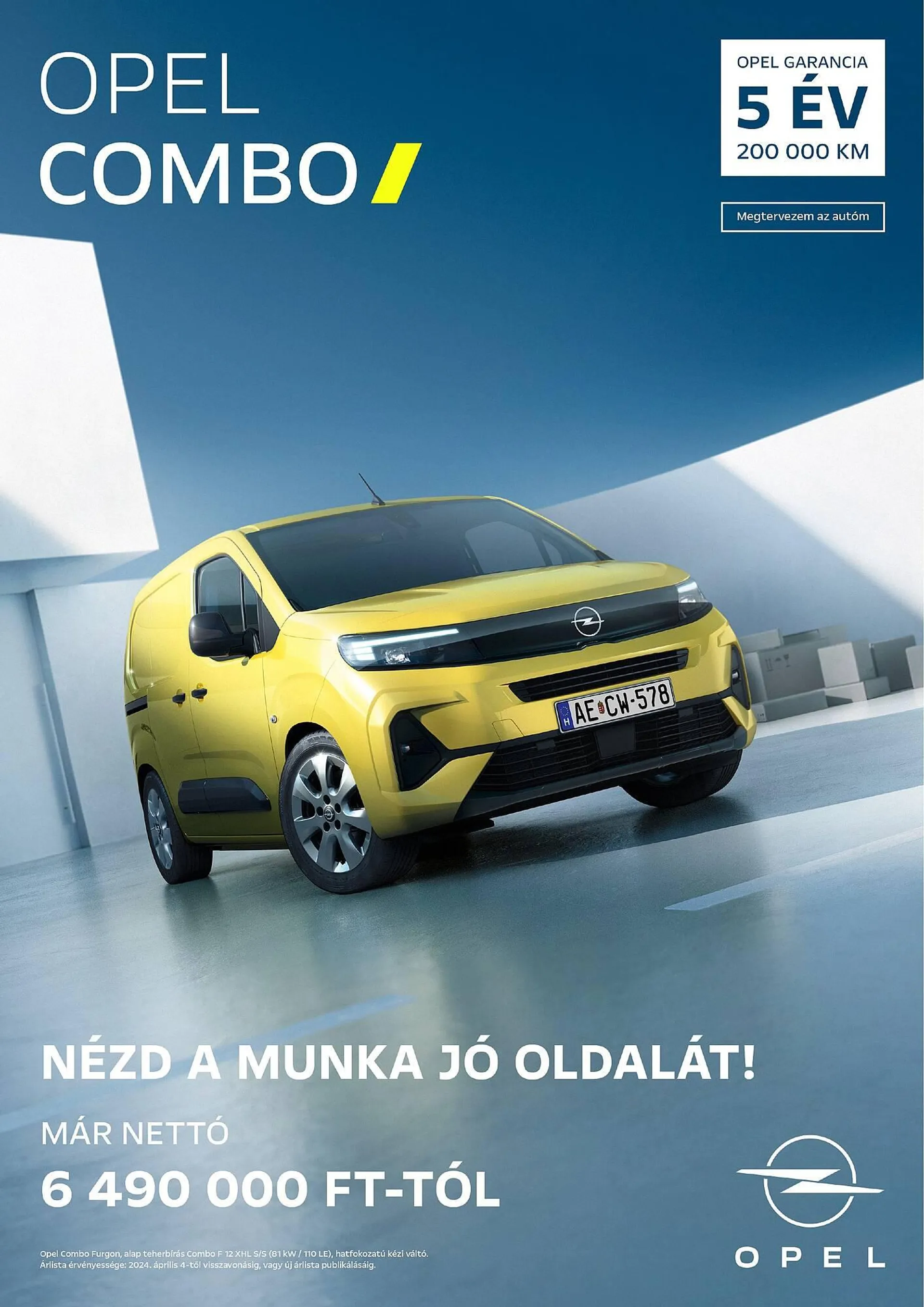 Opel Combo akciós újság - 1